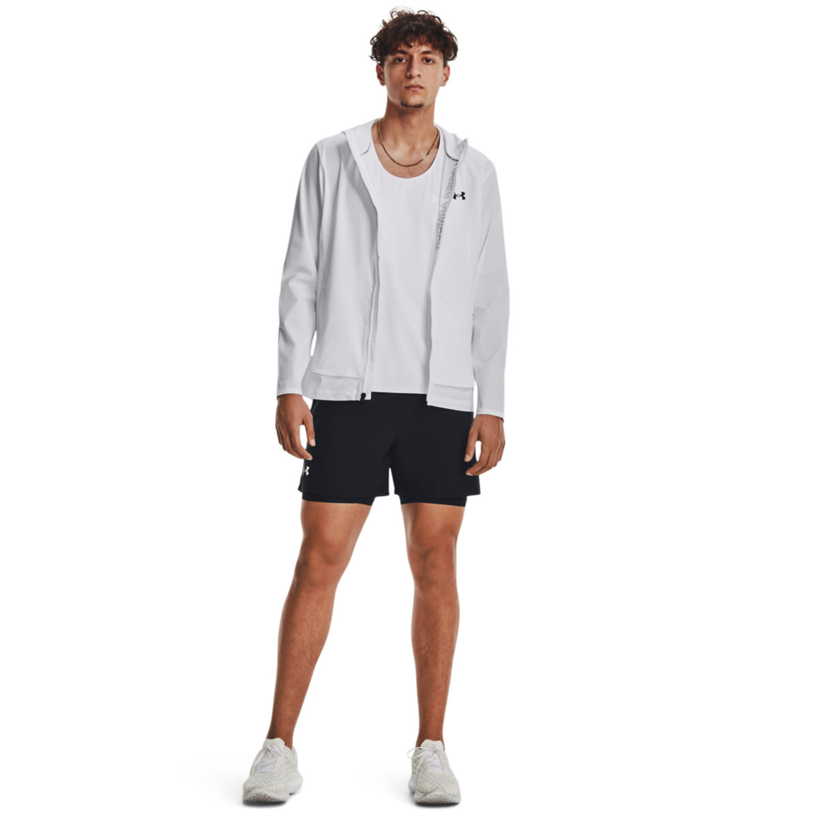 Under Armour Outrun The Storm Jacket-Wht
