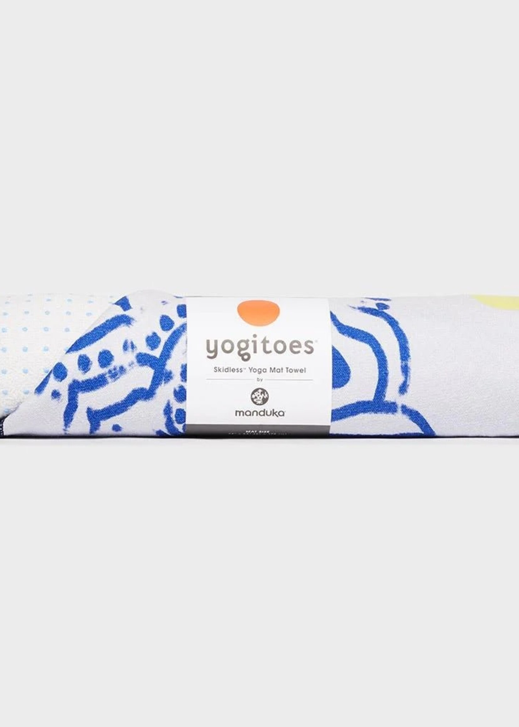 Manduka Towels-yogitoes 2.0 rSkidless-Mat-Chakra -Print-Blue