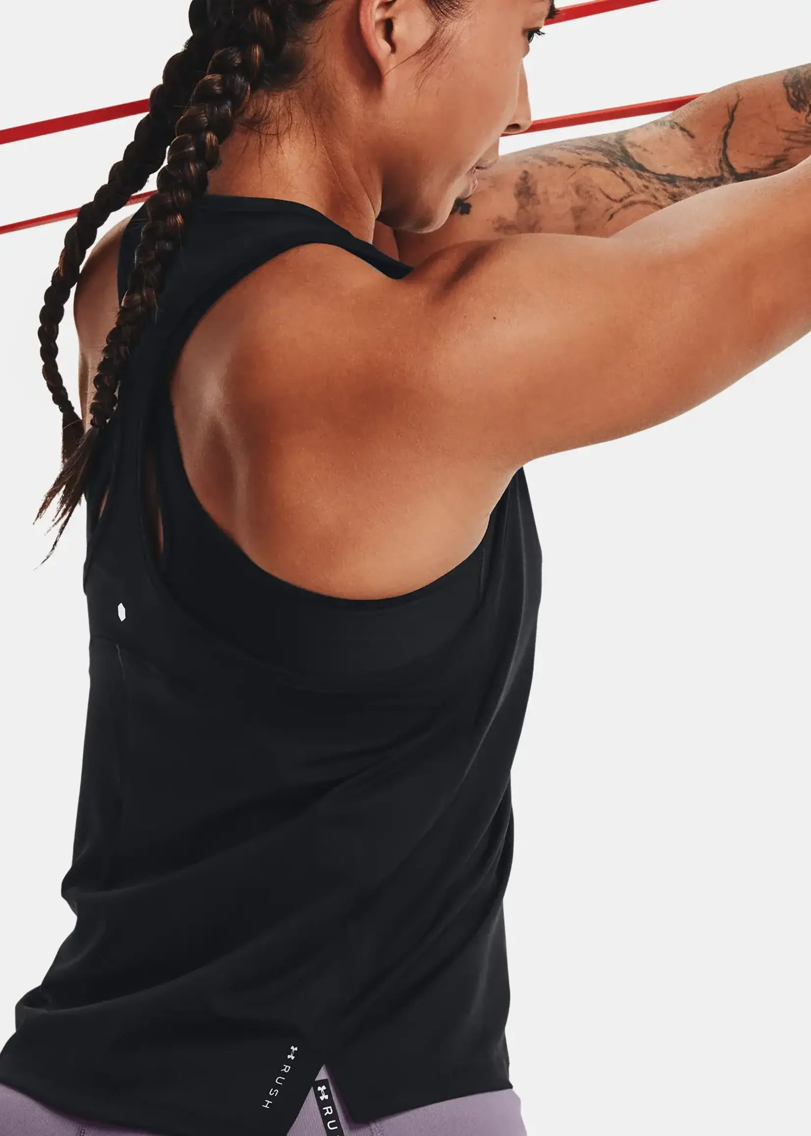 Under Armour Ua Rush Tank-Blk