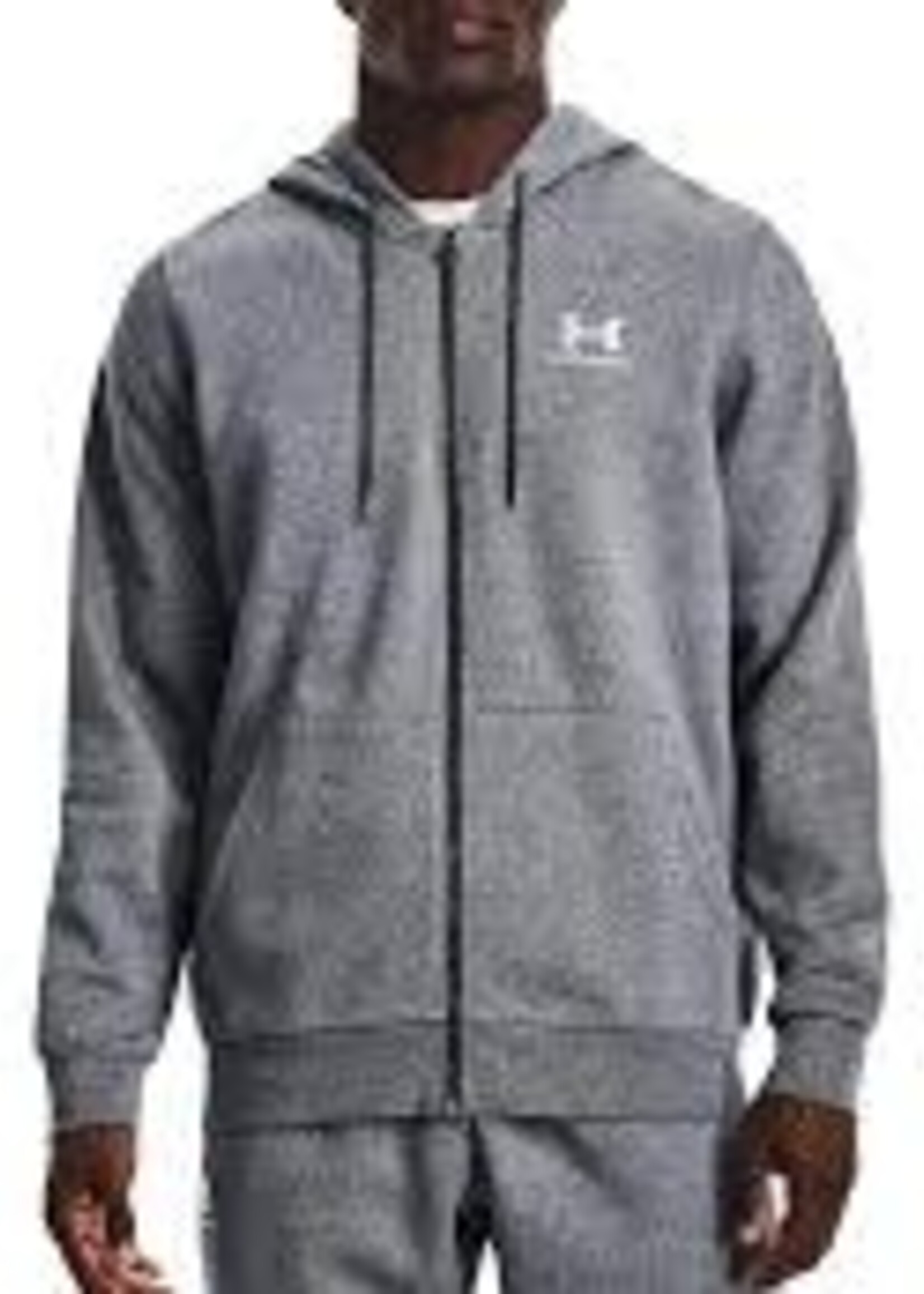 Under Armour Ua Essential Fleece Fz Hood-Gry