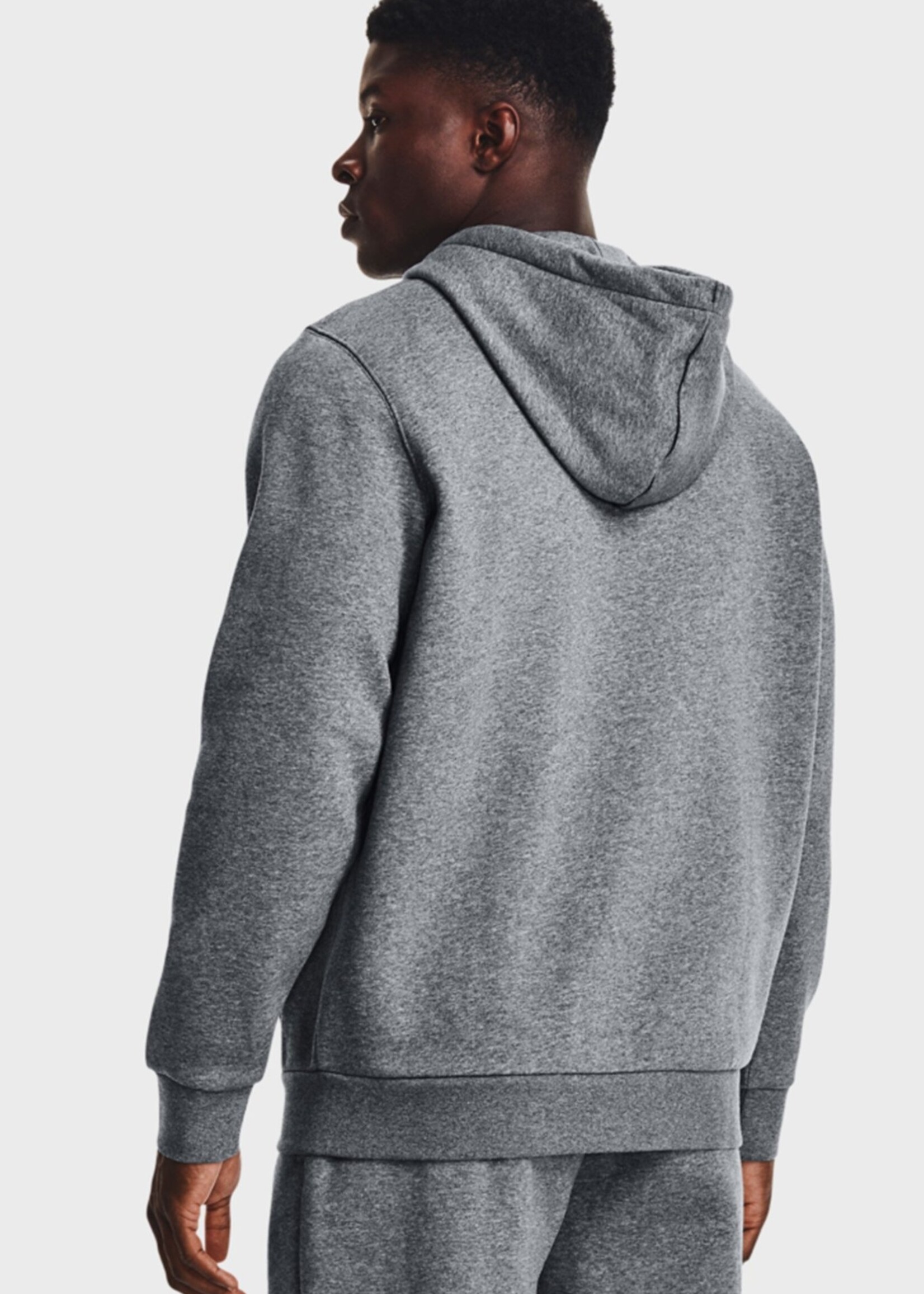 Under Armour Ua Essential Fleece Fz Hood-Gry