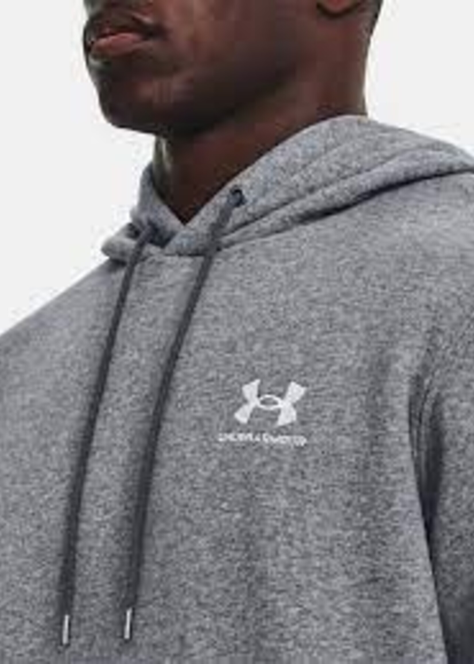 Under Armour Ua Essential Fleece Hoodie-Gry