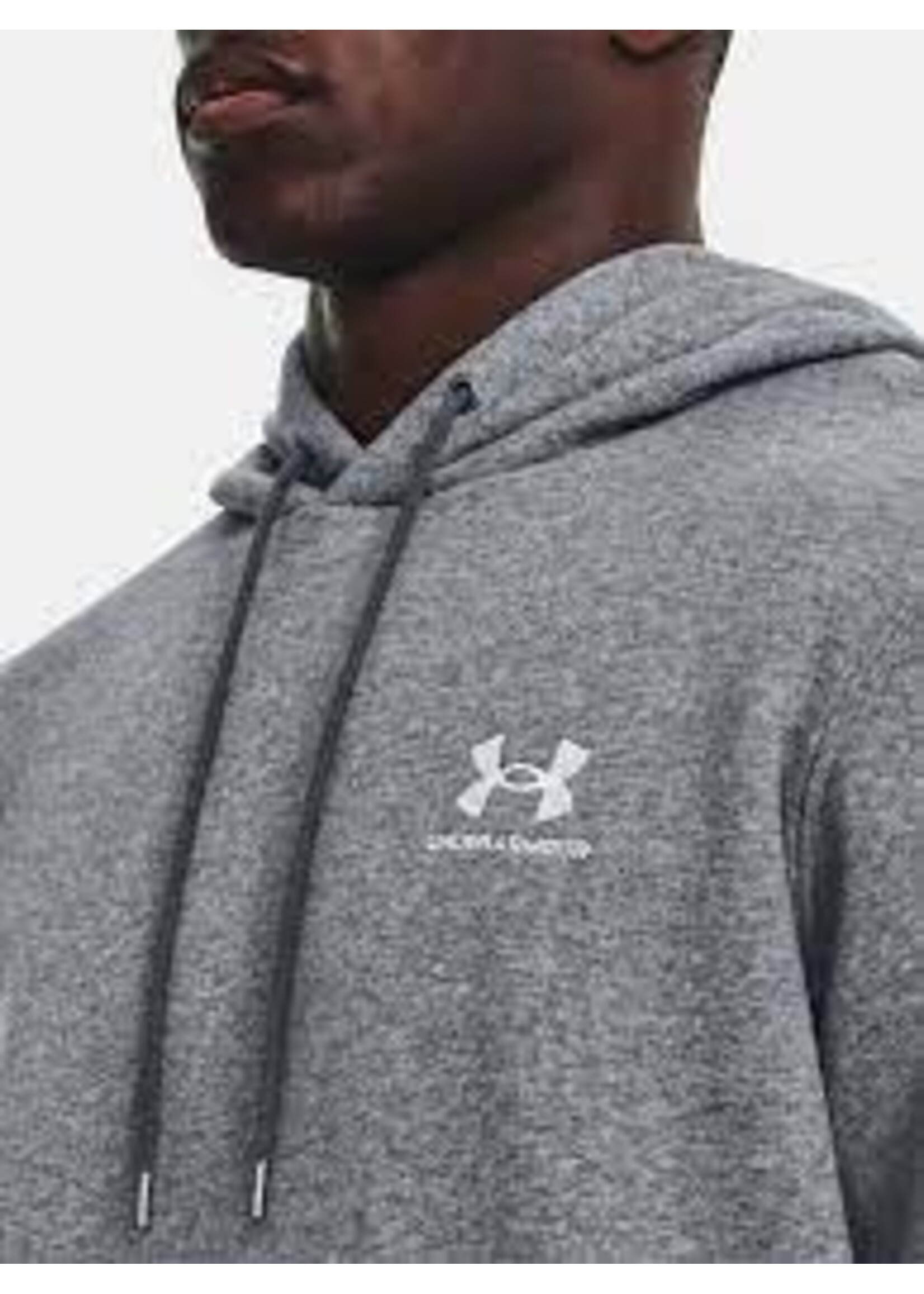 Under Armour Ua Essential Fleece Hoodie-Gry
