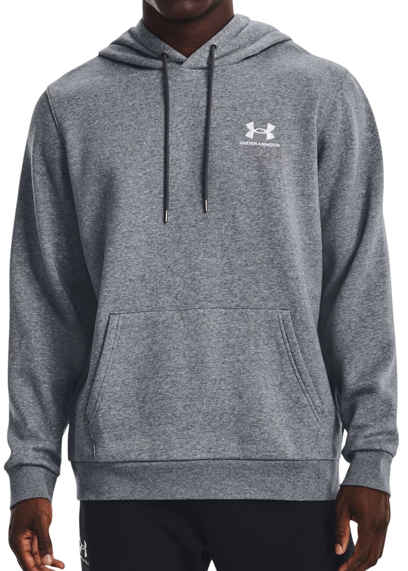 Under Armour Ua Essential Fleece Hoodie-Gry