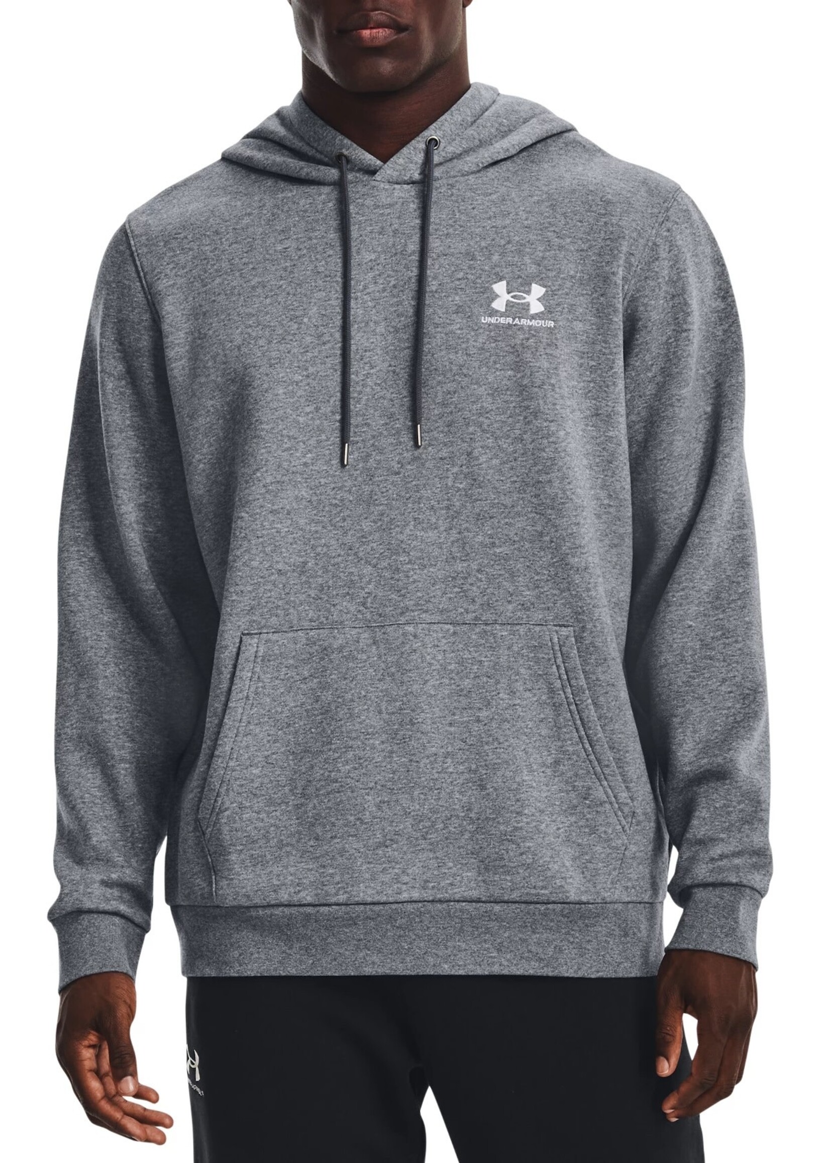 Under Armour Ua Essential Fleece Hoodie-Gry