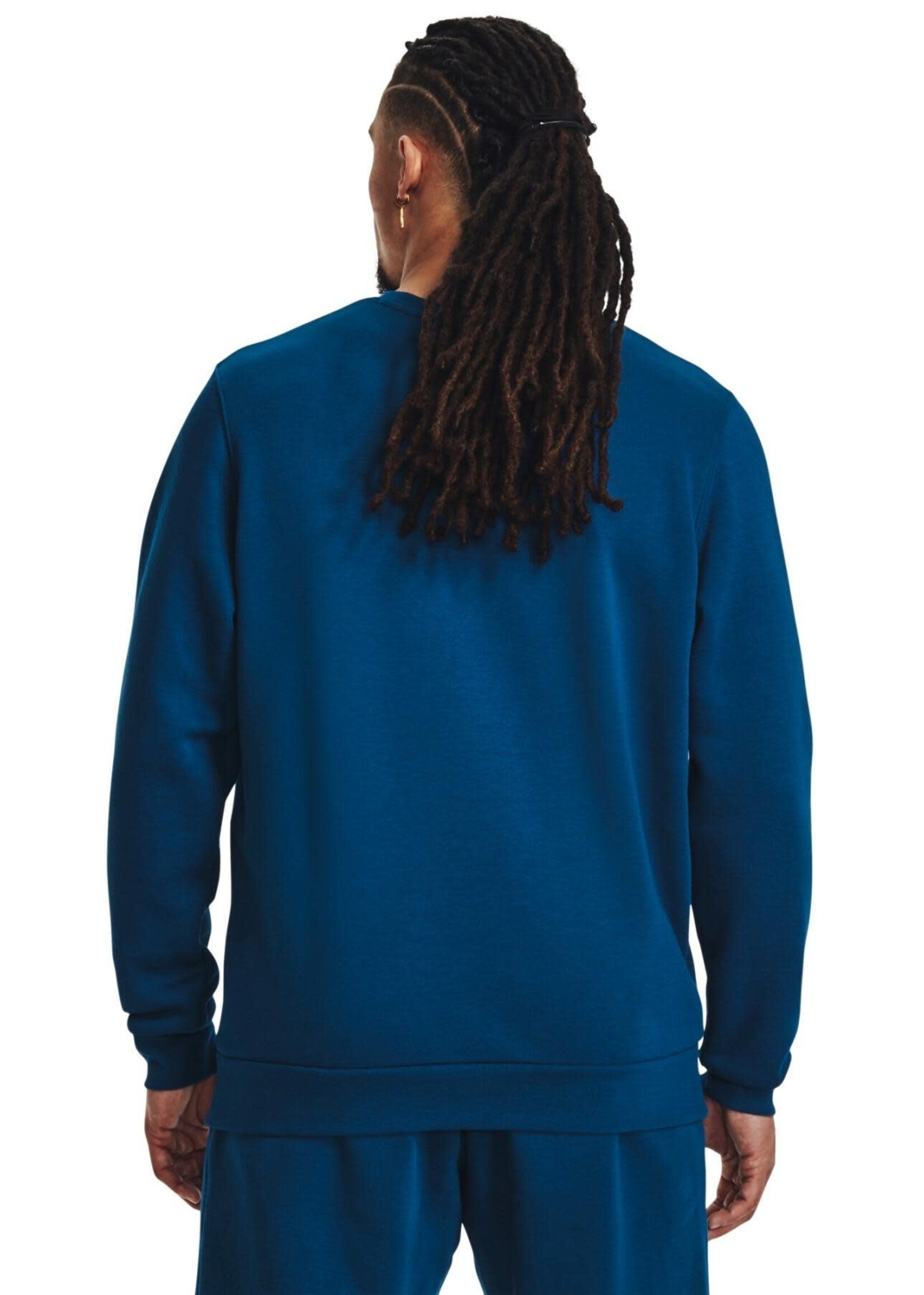 Under Armour Ua Essential Fleece Crew-Blu