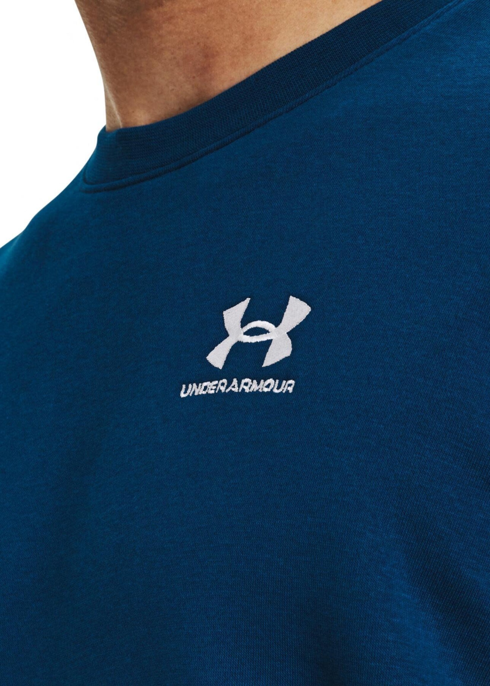 Under Armour Ua Essential Fleece Crew-Blu