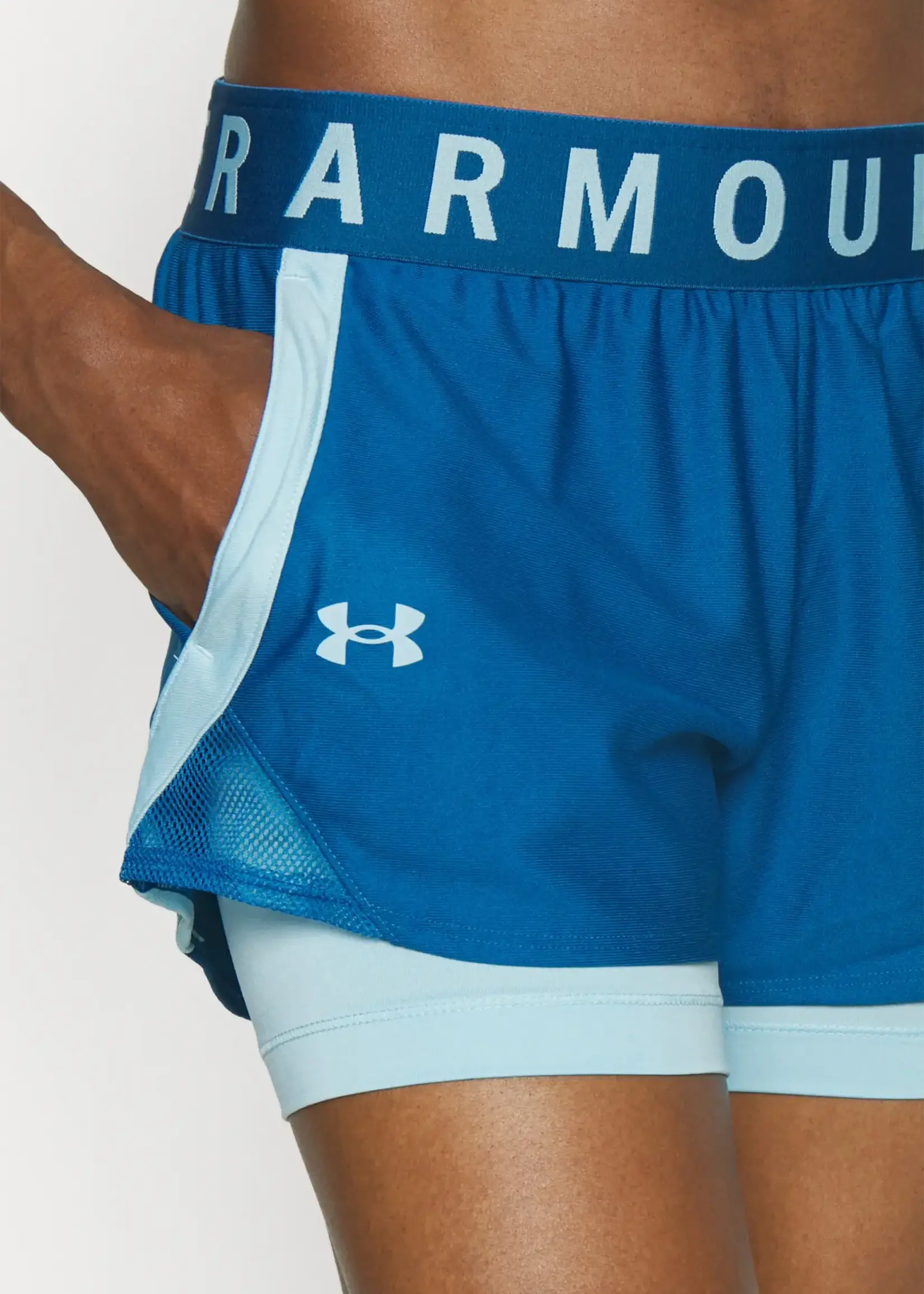 Under Armour Play Up 2-In-1 Shorts-Blu 426