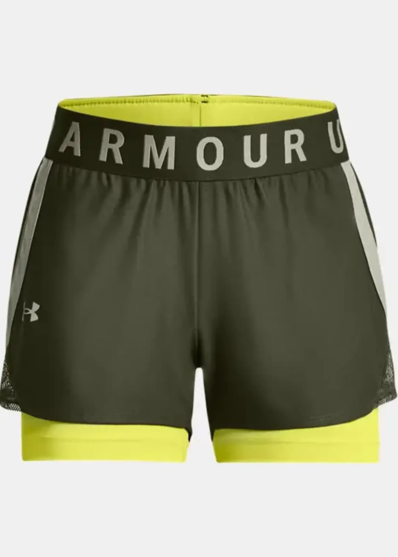 Under Armour Play Up 2-In-1 Shorts-Grn