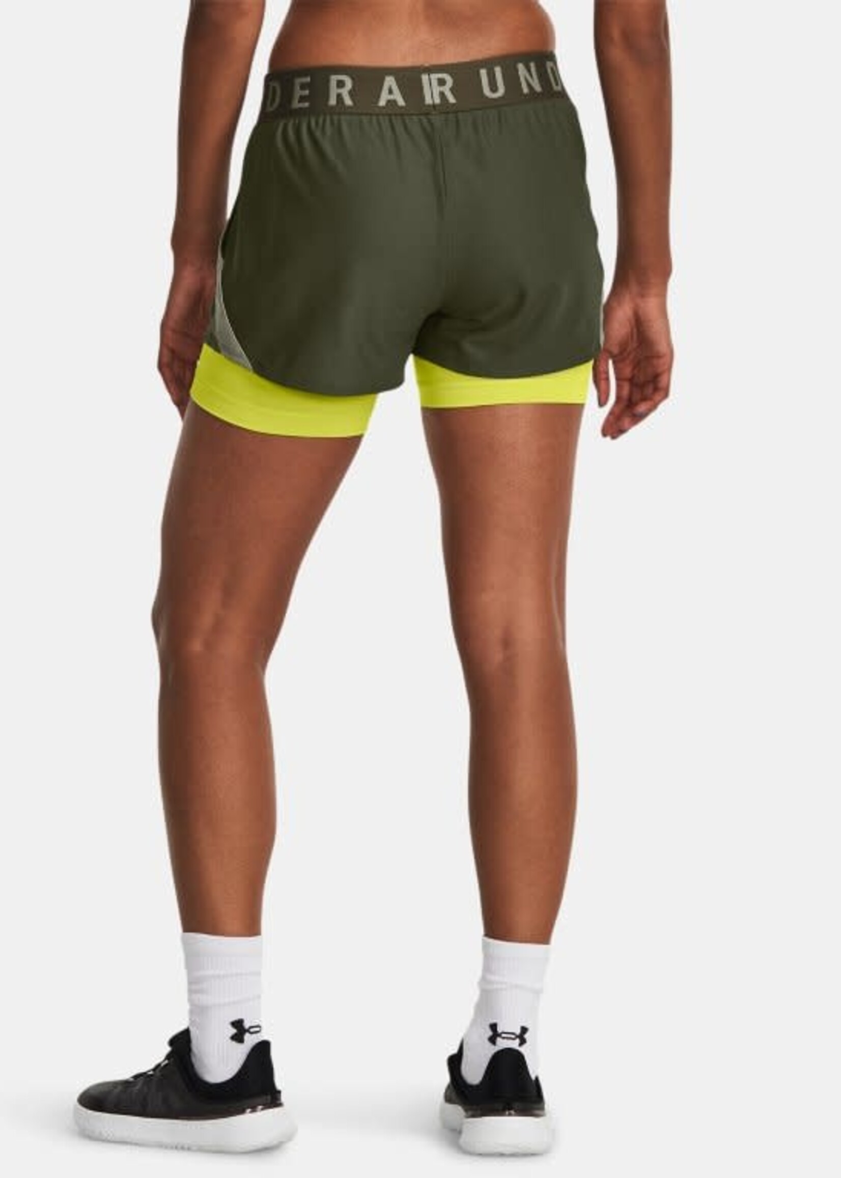 Under Armour Play Up 2-In-1 Shorts-Grn