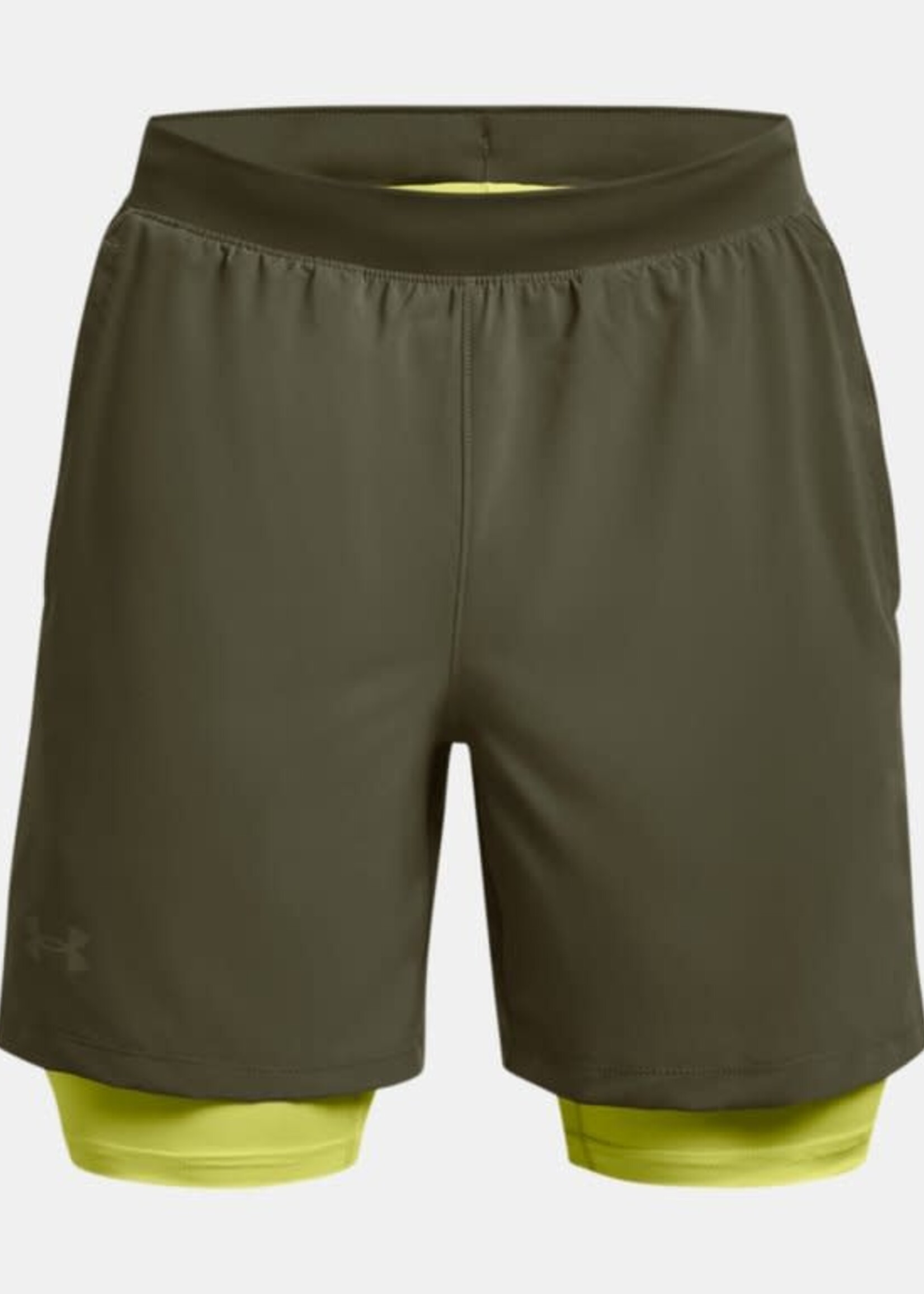 Under Armour Ua Launch 7'' 2-In-1 Short-Grn