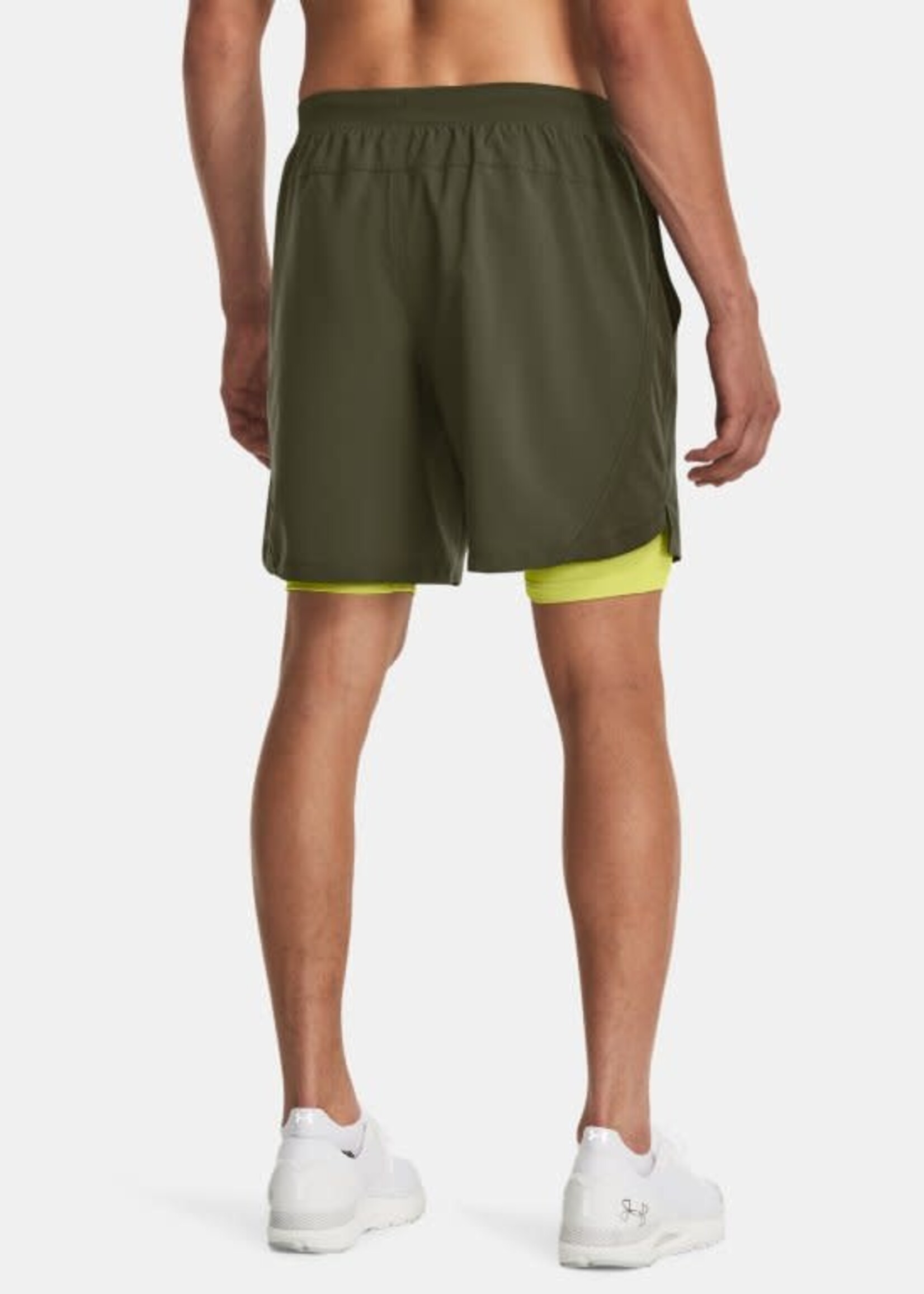 Under Armour Ua Launch 7'' 2-In-1 Short-Grn