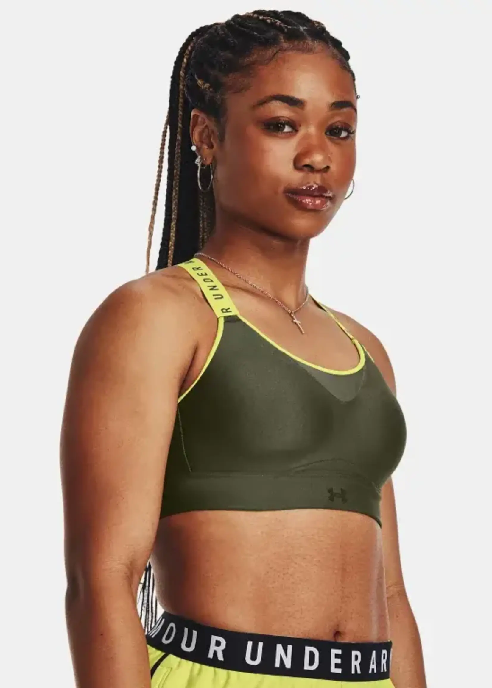 Under Armour Ua Infinity High Bra-Grn