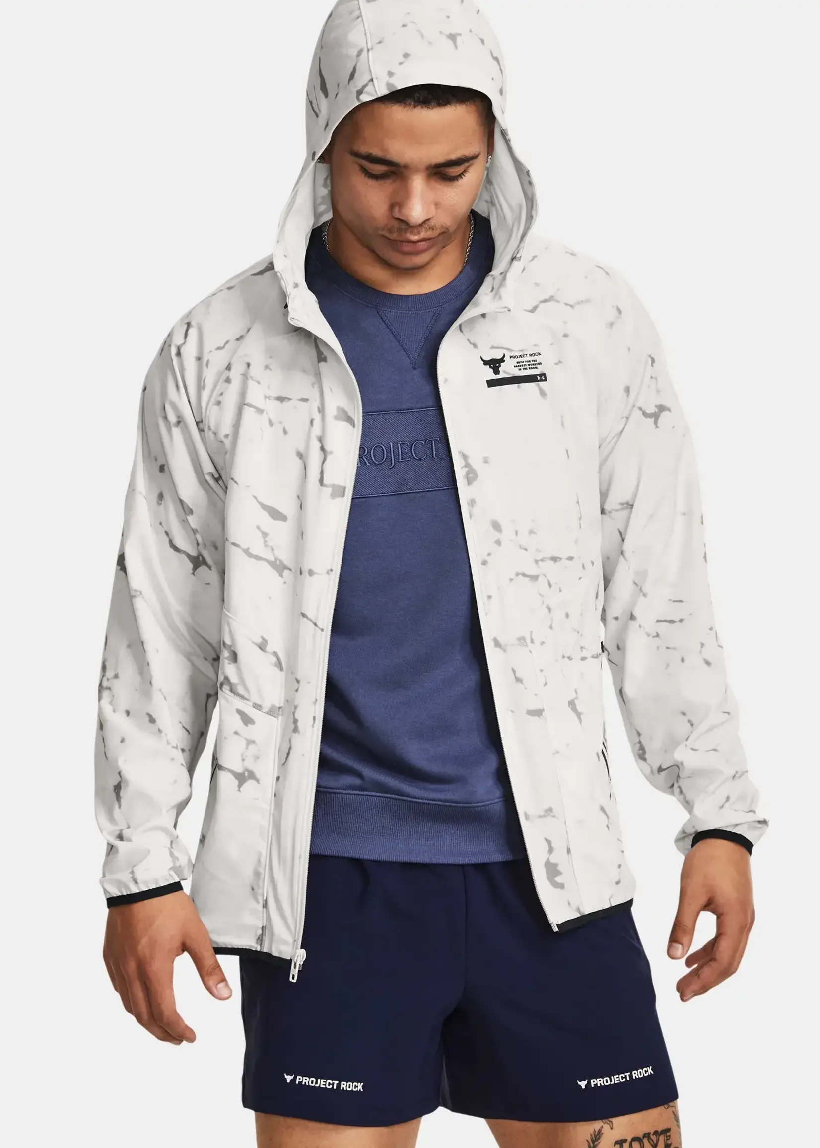 Under Armour Project Rock Pt Unstoppable Jacket-Grn