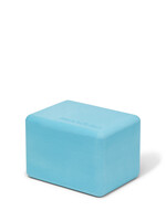 Manduka Recycled Foam Yoga Mini Travel Block-AQUA