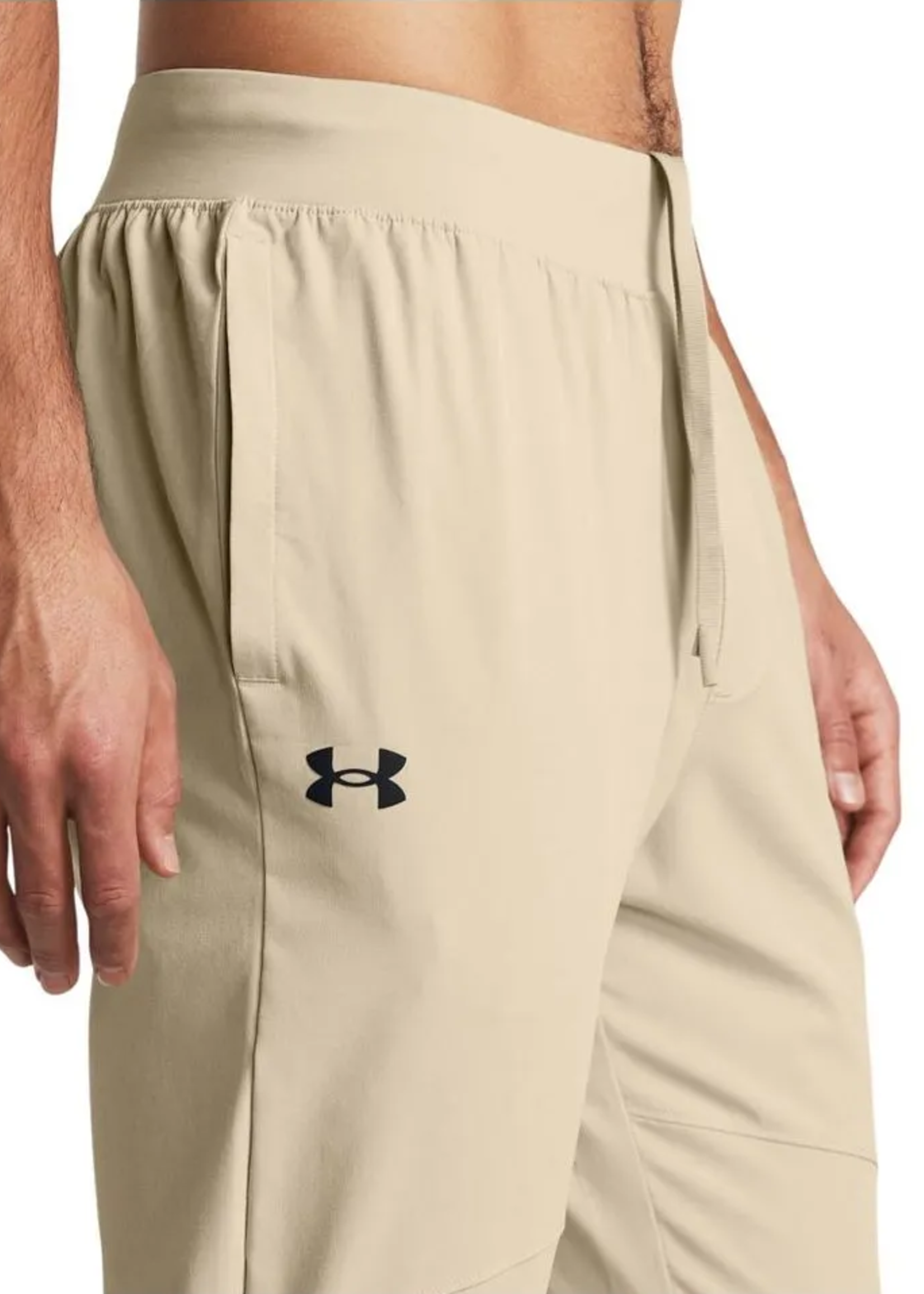 Under Armour UA Stretch Woven Joggers-BRN