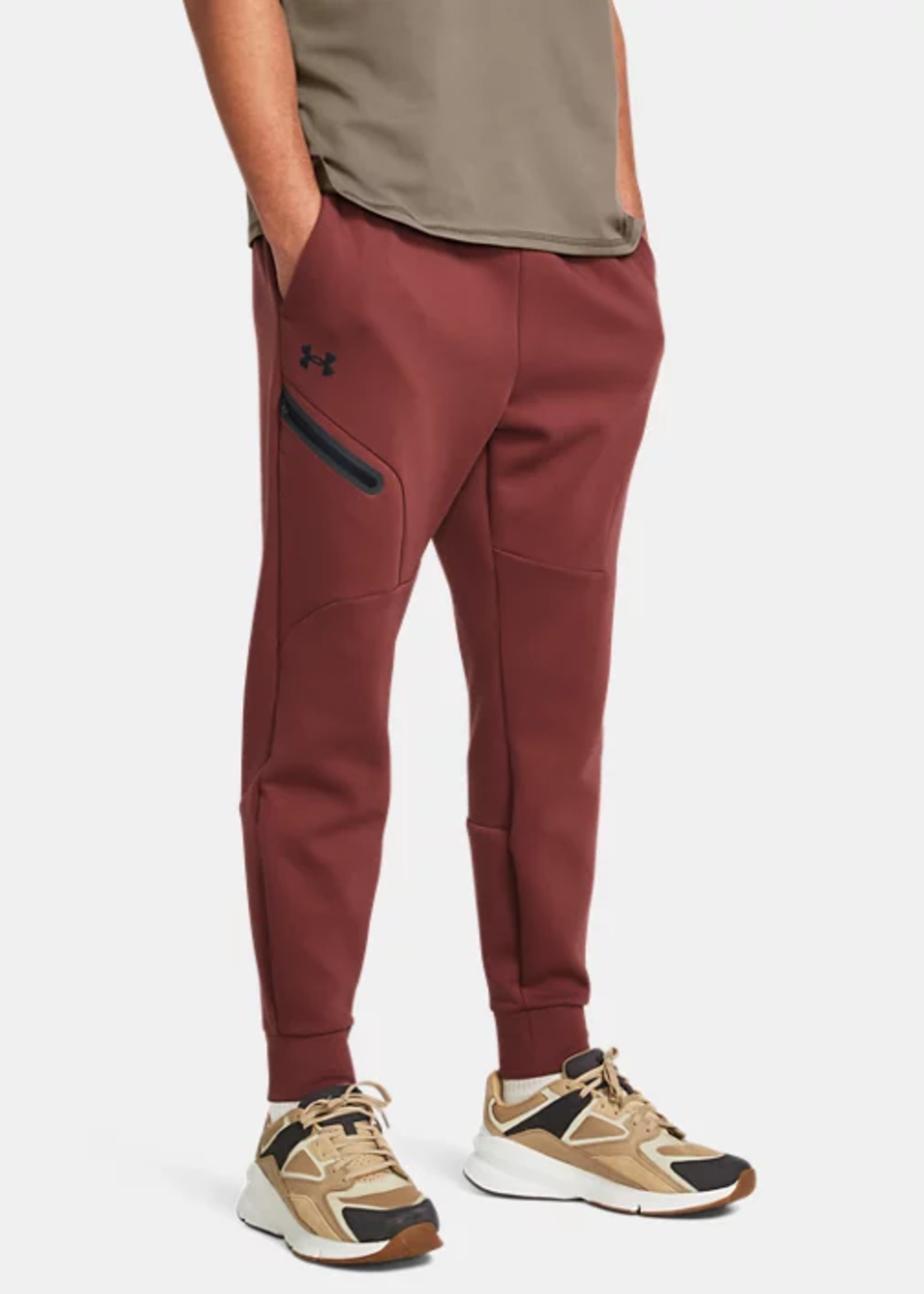 Under Armour UA Unstoppable Flc Joggers-RED