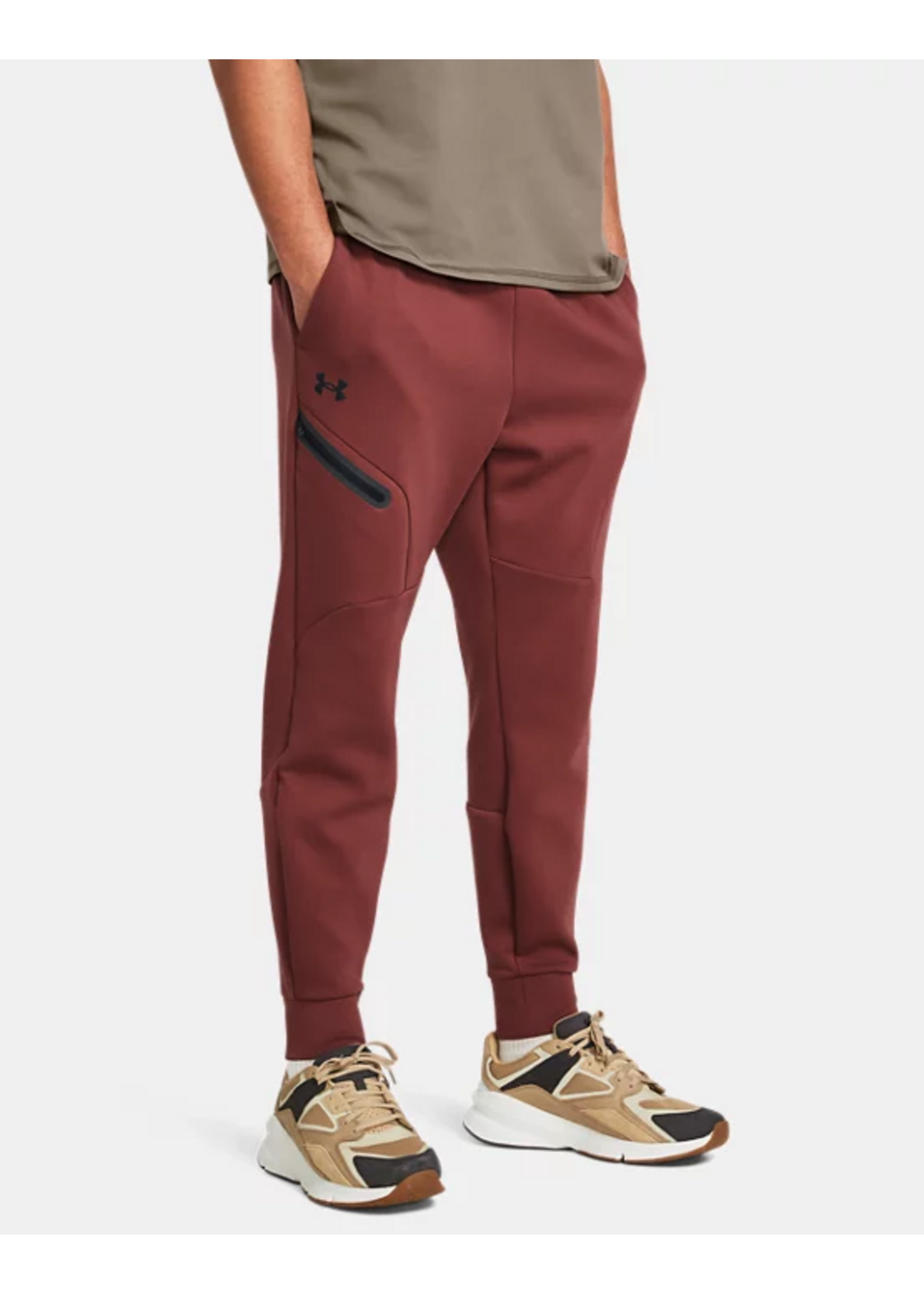 Under Armour UA Unstoppable Flc Joggers-RED