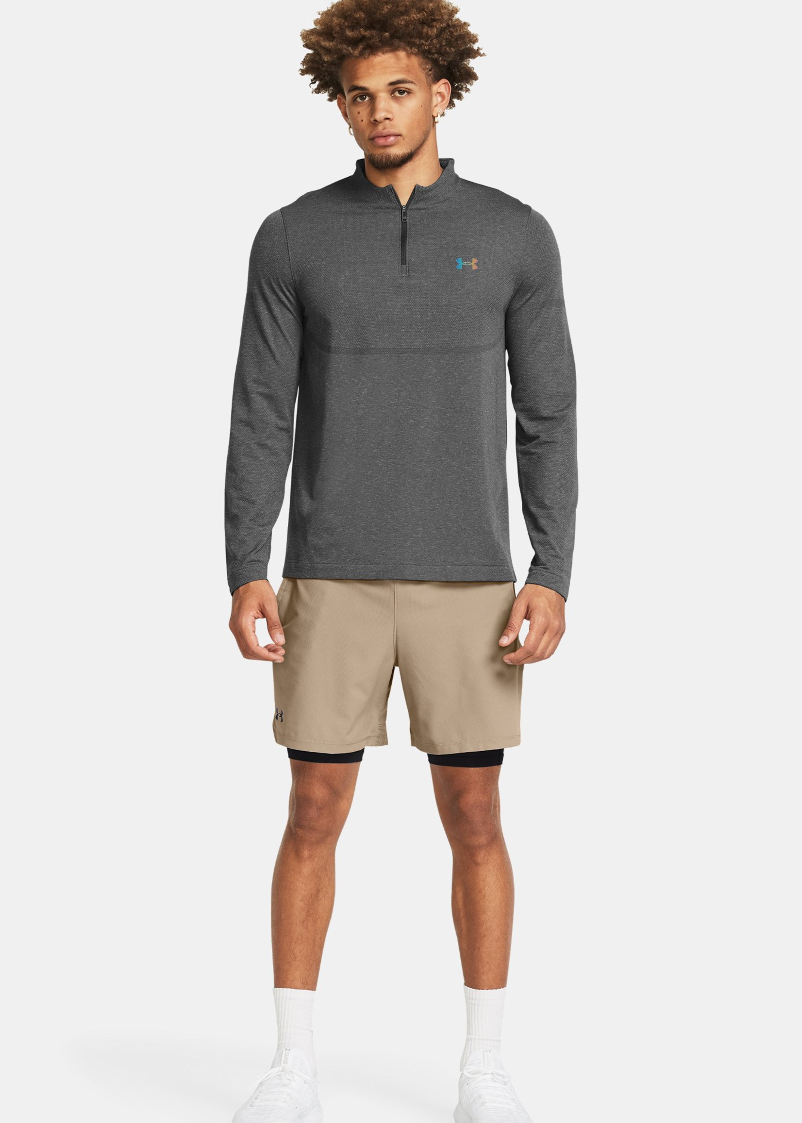 Under Armour Vanish Elite Seamless 1/4 Zp-GRY