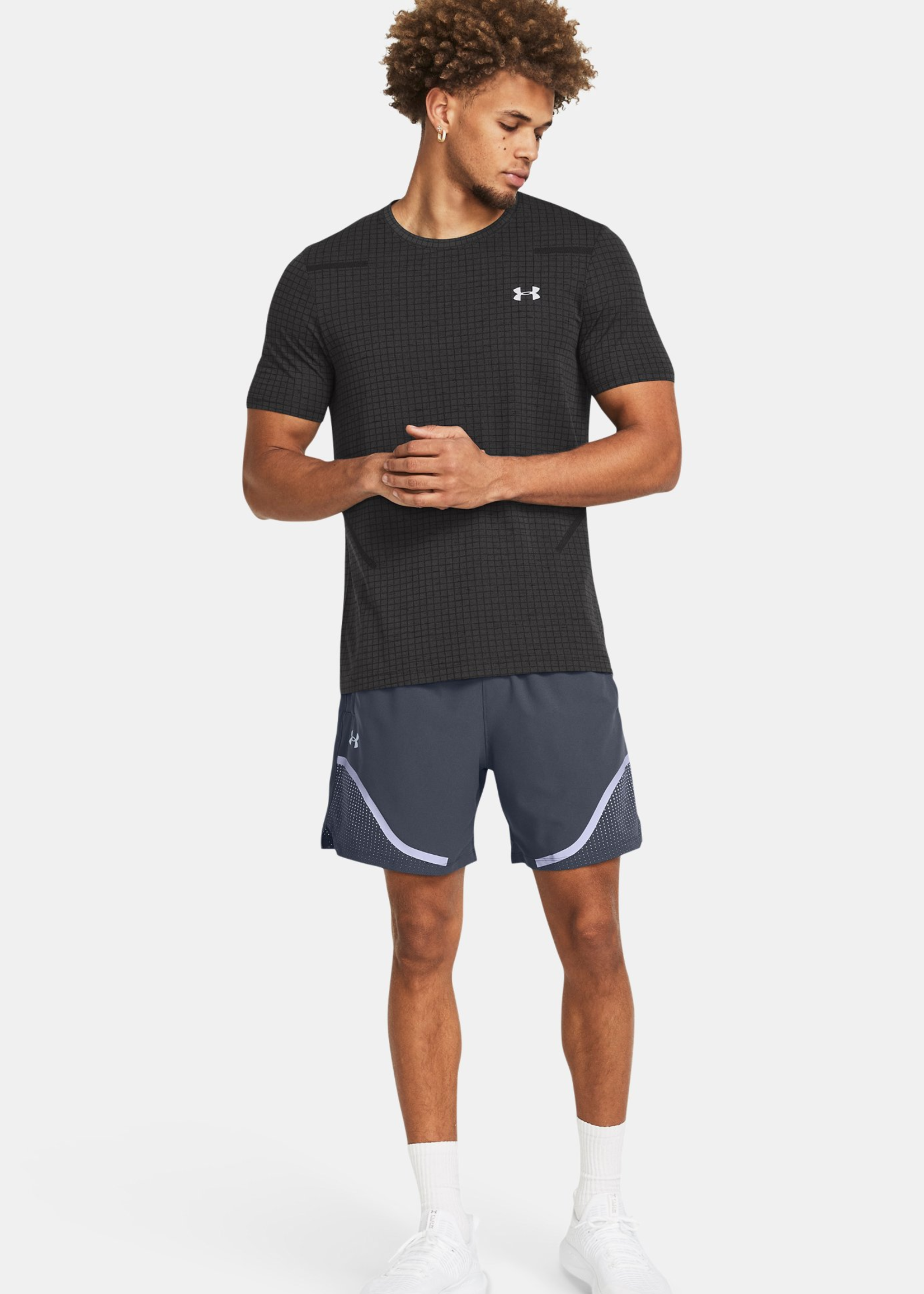 Under Armour Vanish Seamless Grid SS-GRY