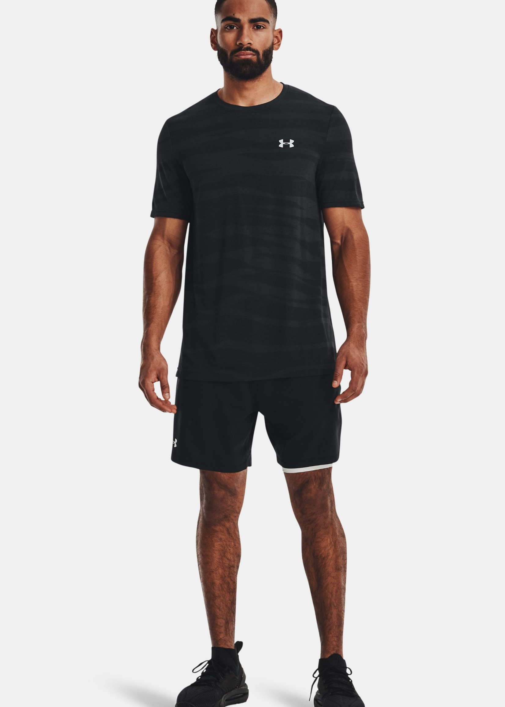 Under Armour UA Vanish Woven 2in1 Sts-BLK