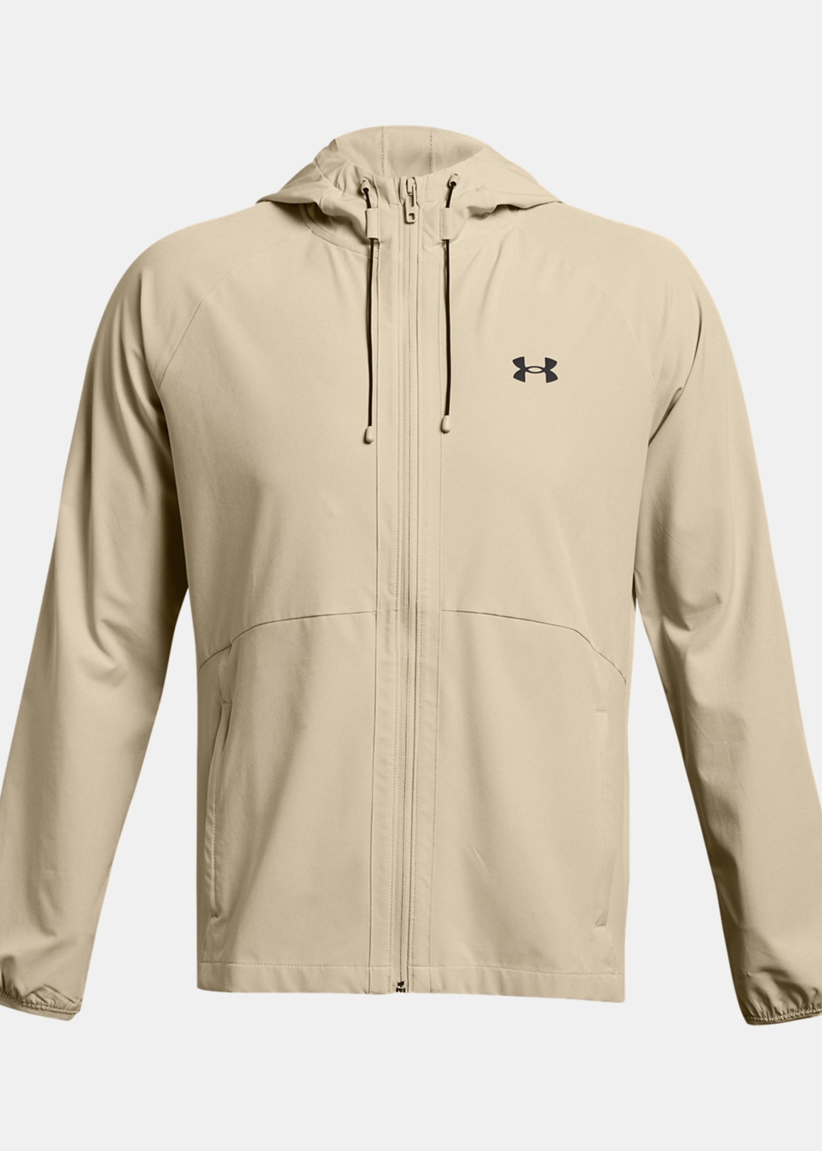 Under Armour UA Stretch Woven Windbreaker-BRN