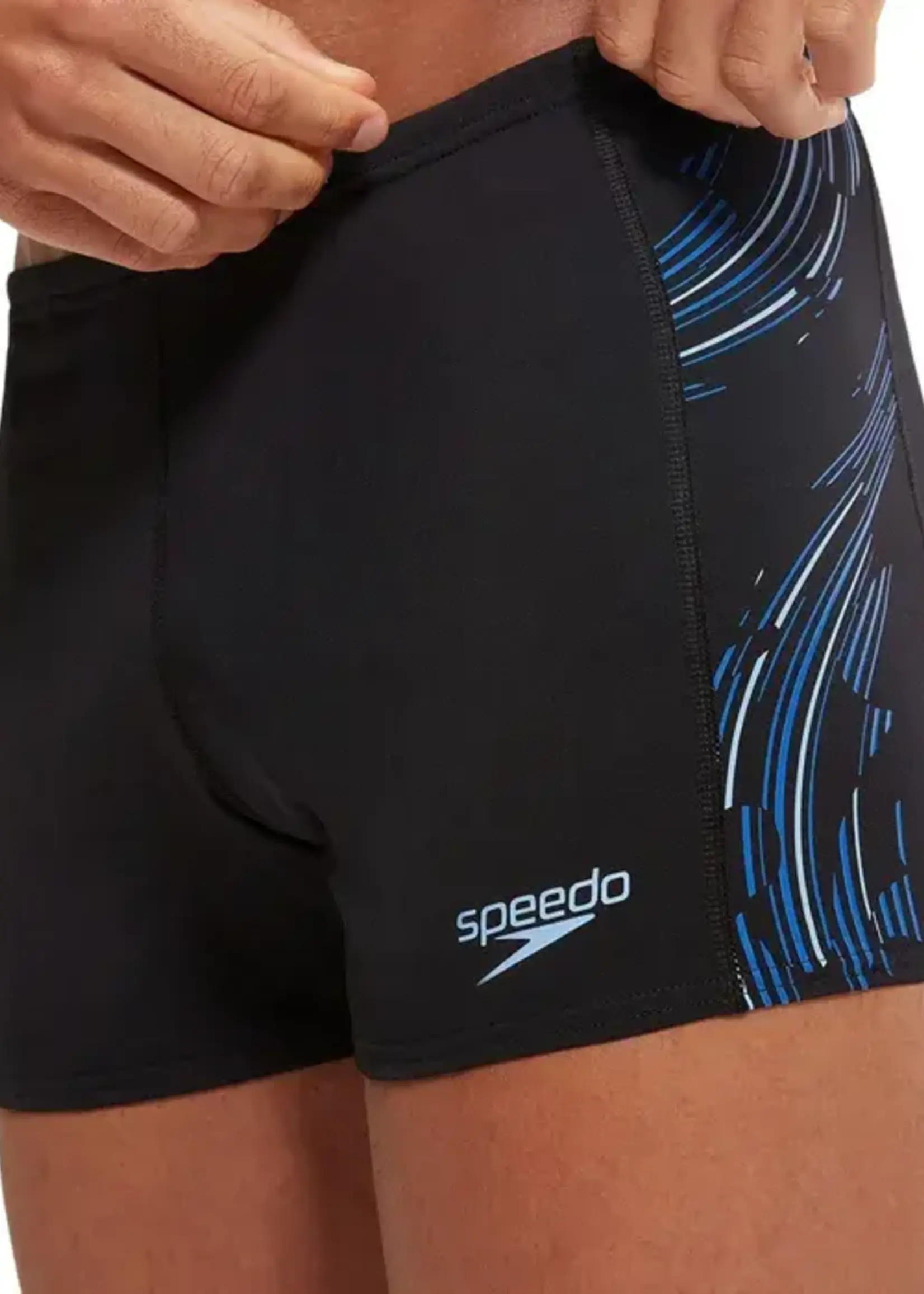 Speedo ECO+ Tech Panel Aquashort BLACK/BLUE