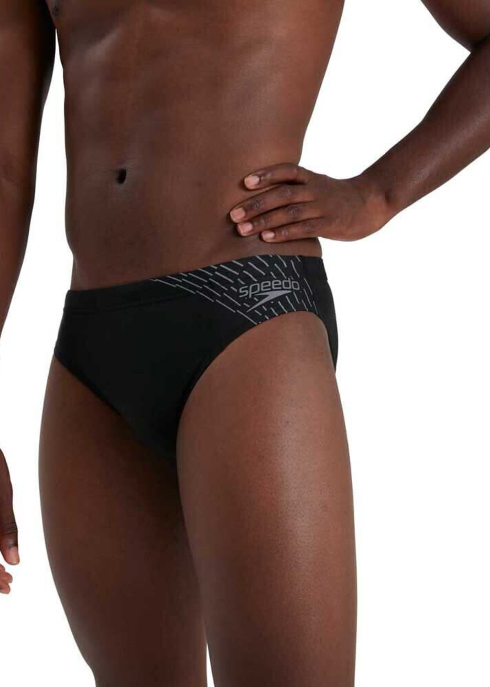 Speedo ECO Medley Logo Brief 7CM BLACK/GREY