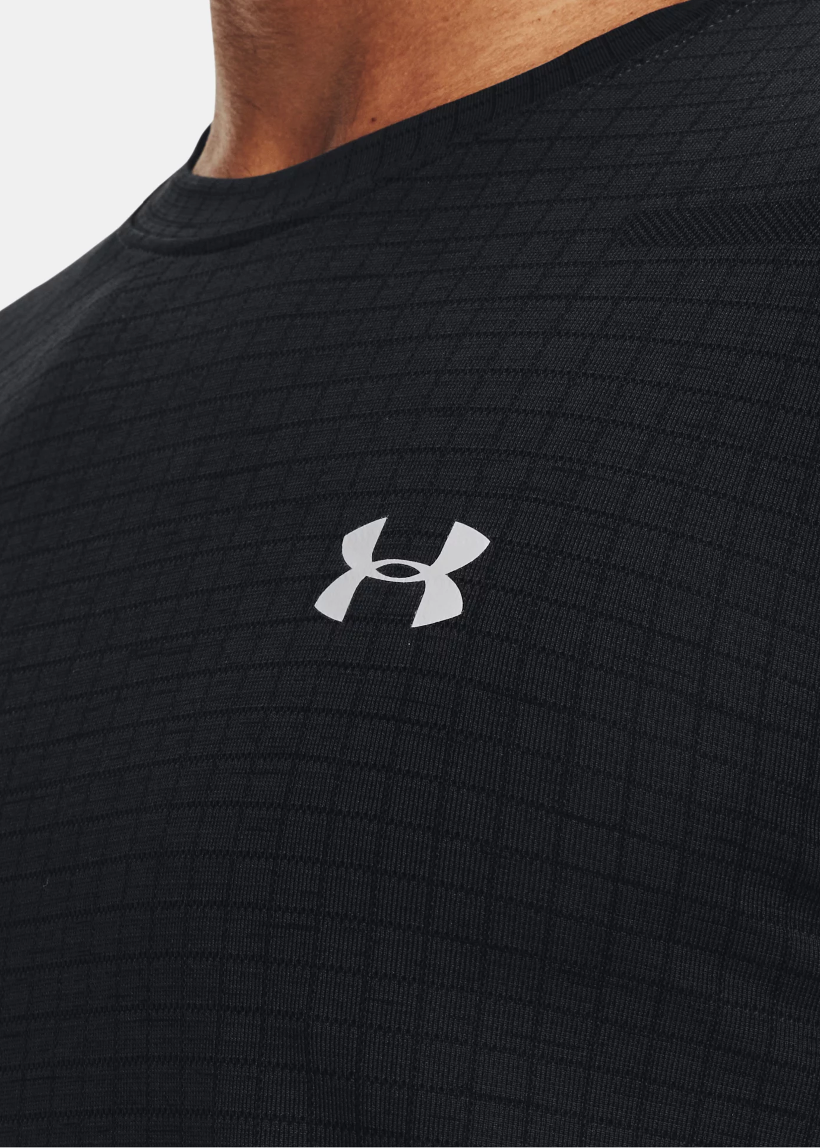 Under Armour Vanish Seamless Grid SS-BLK