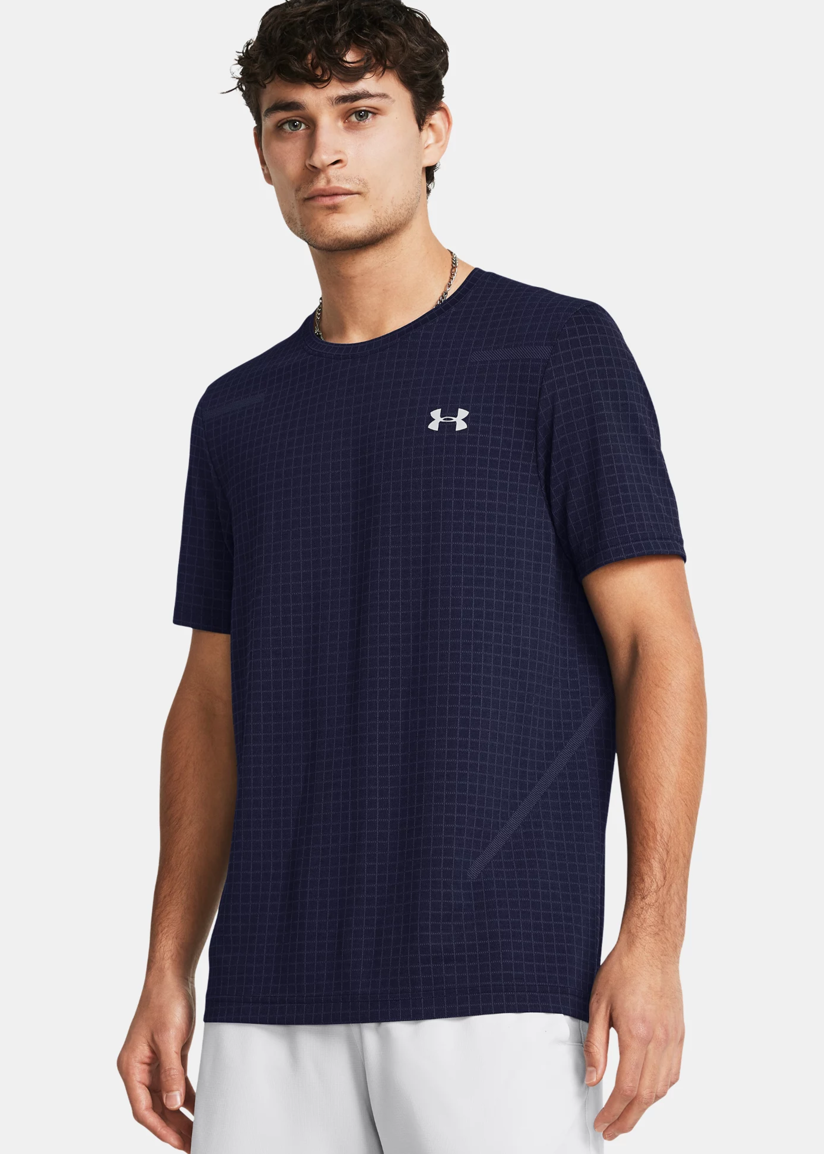 Under Armour Vanish Seamless Grid SS-BLU