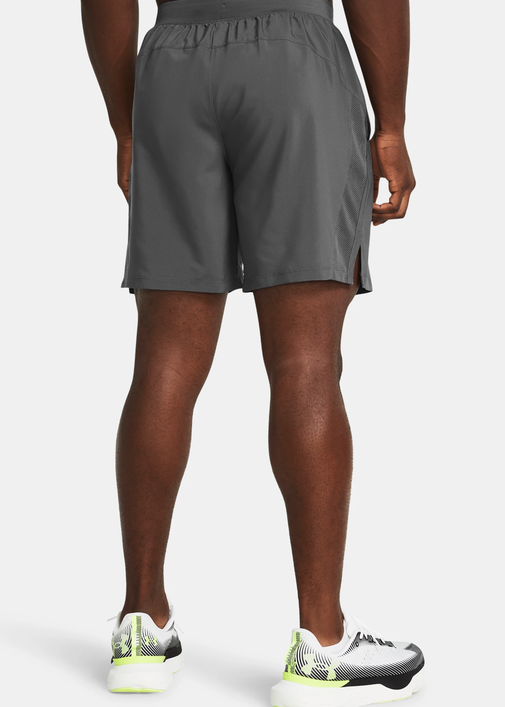 Under Armour UA Launch 7'' UNLINED Shorts-GRY