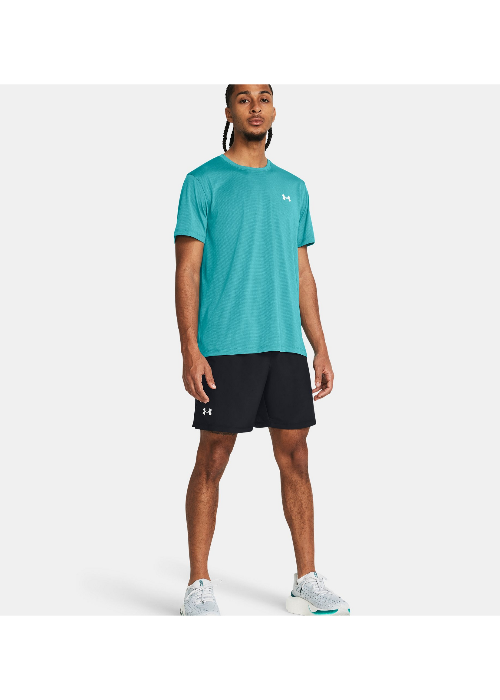 Under Armour UA Launch 7'' UNLINED Shorts-BLK