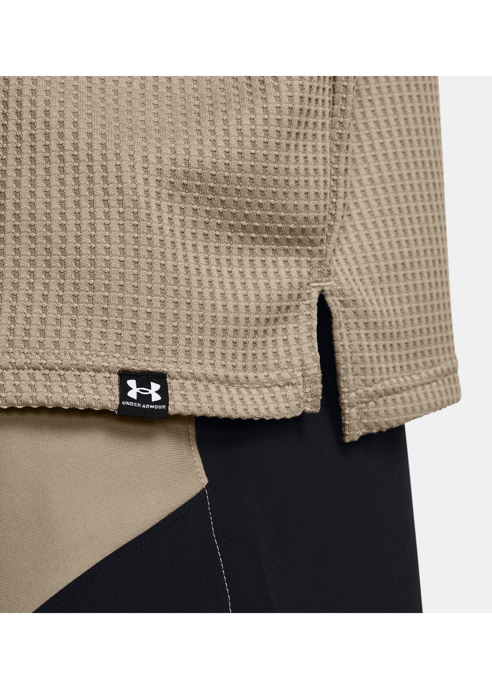 Under Armour UA Rival Waffle Hoodie-BRN