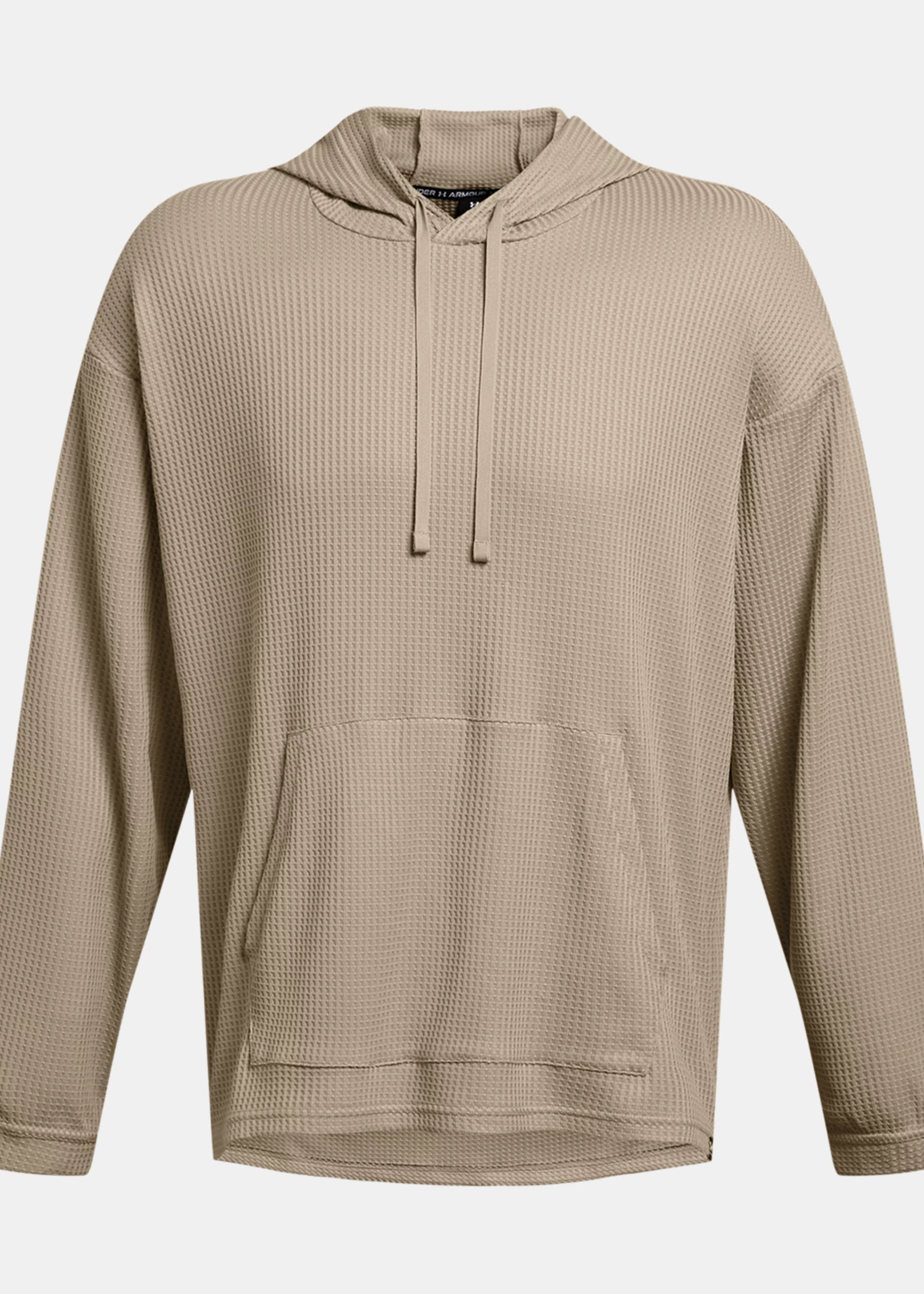 Under Armour UA Rival Waffle Hoodie-BRN