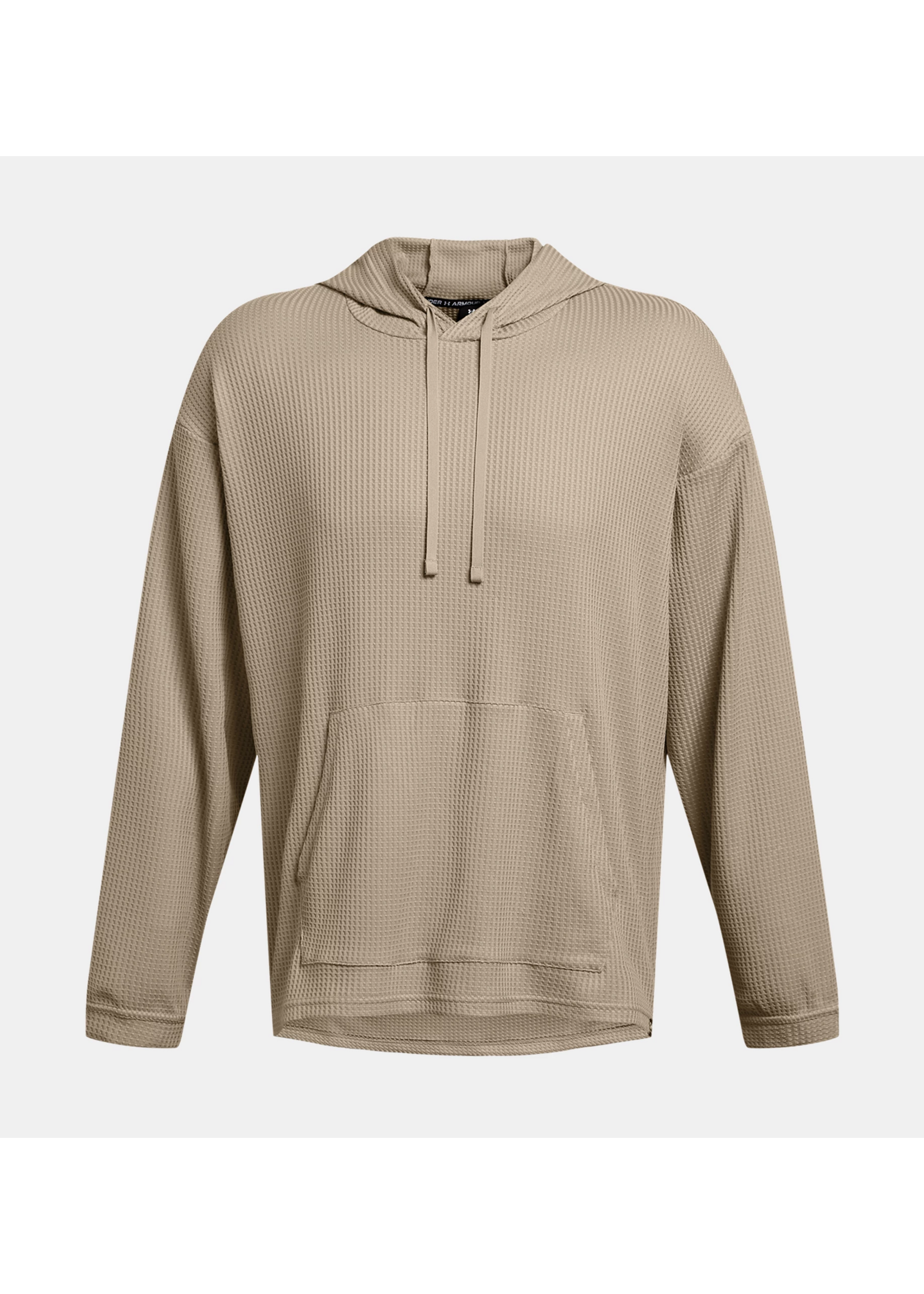 Under Armour UA Rival Waffle Hoodie-BRN