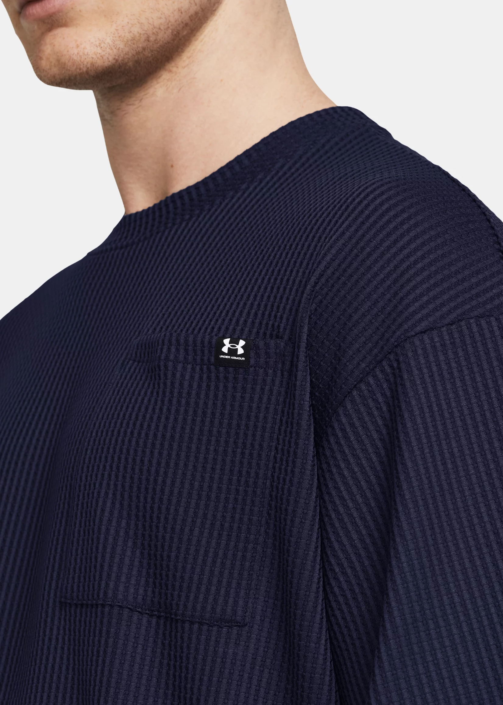 Under Armour UA Rival Waffle Crew-BLU