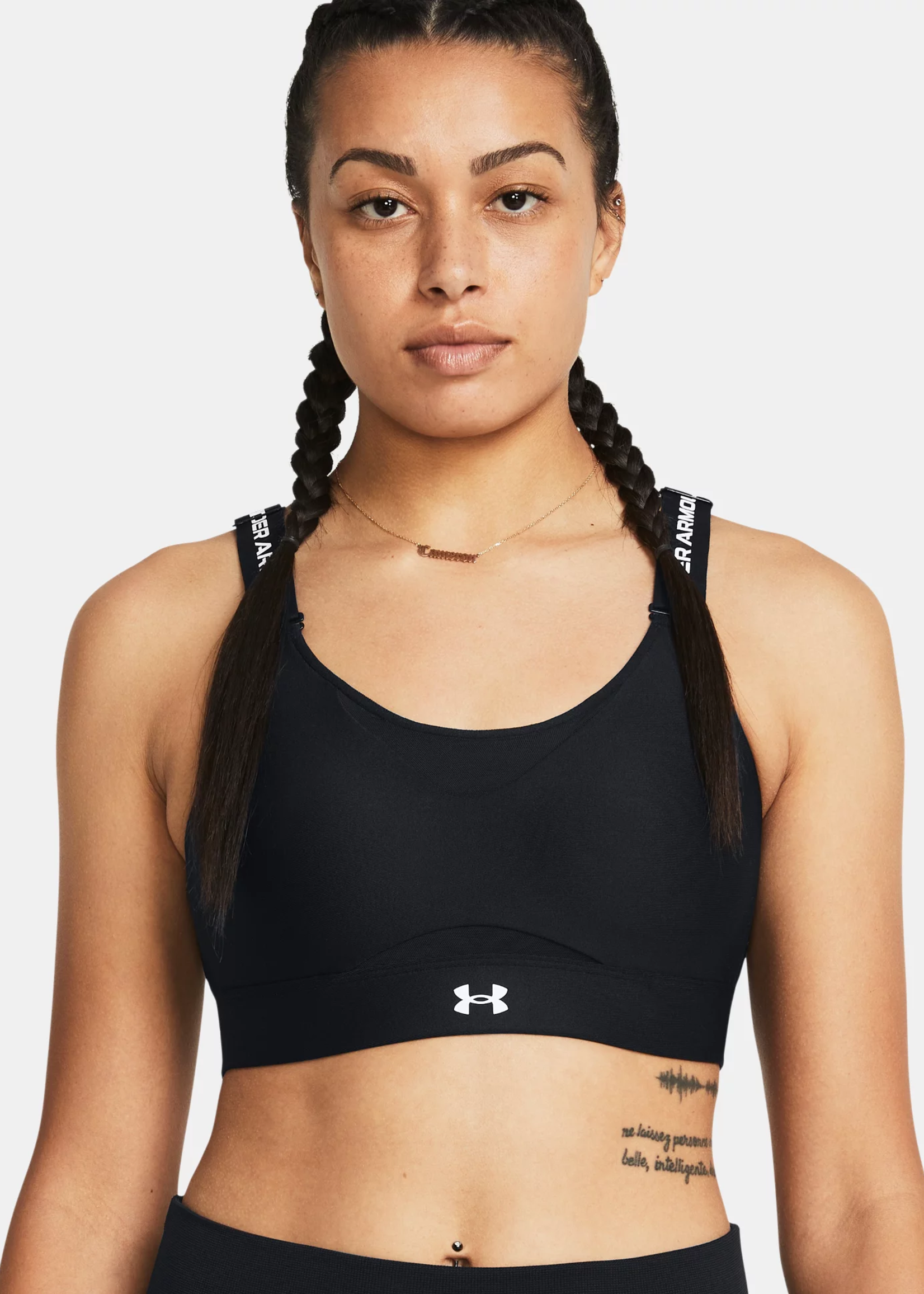 Under Armour UA Infinity High Bra-Black--White