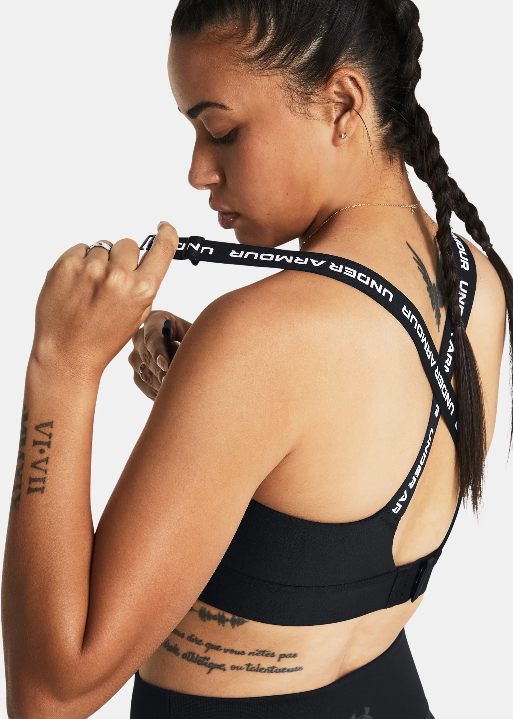 Under Armour UA Infinity High Bra-Black--White