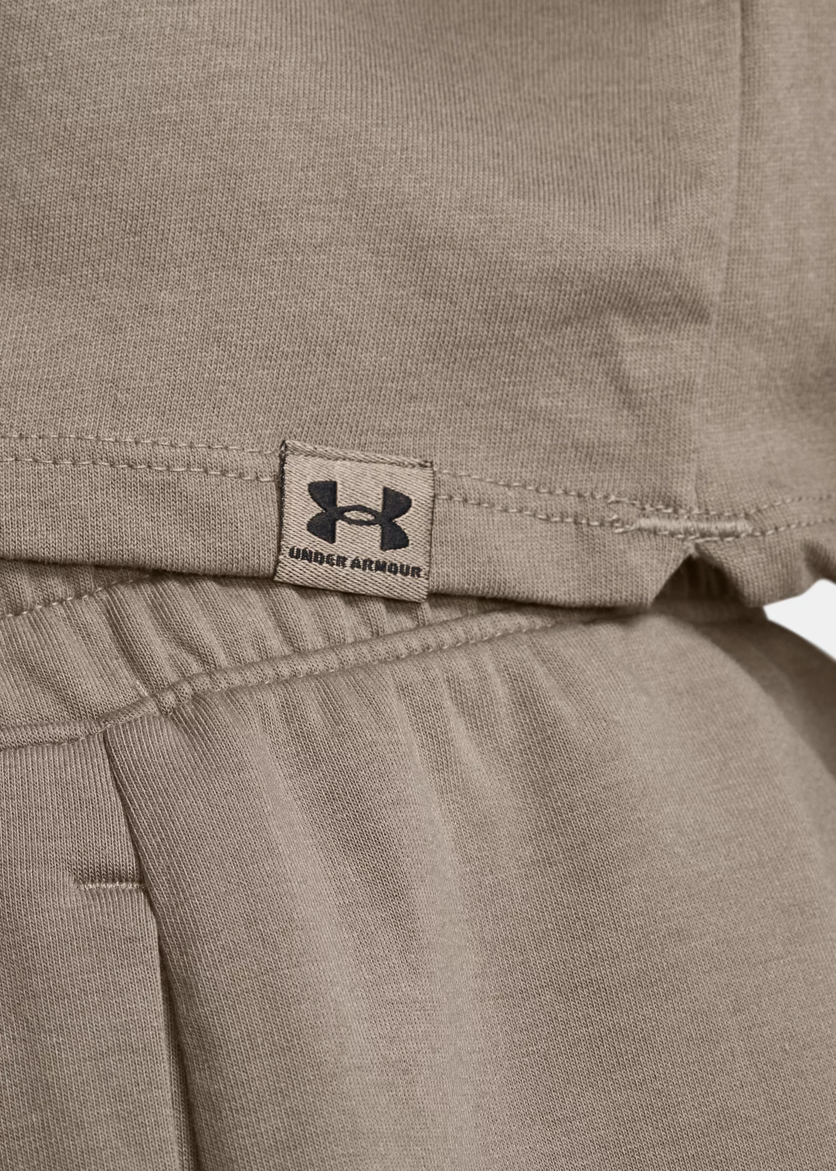 Under Armour Campus Boxy Crop SS-BRN