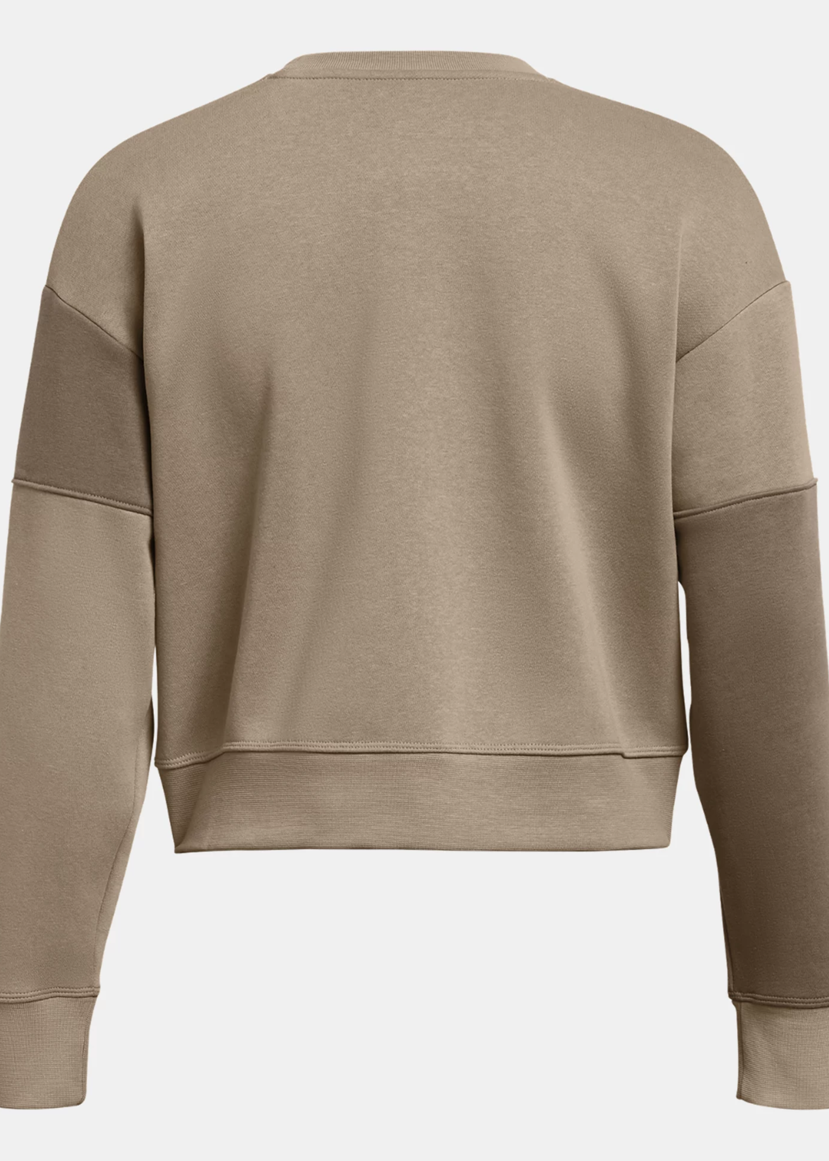 Under Armour Essential Fleece Crop Crew-BRN