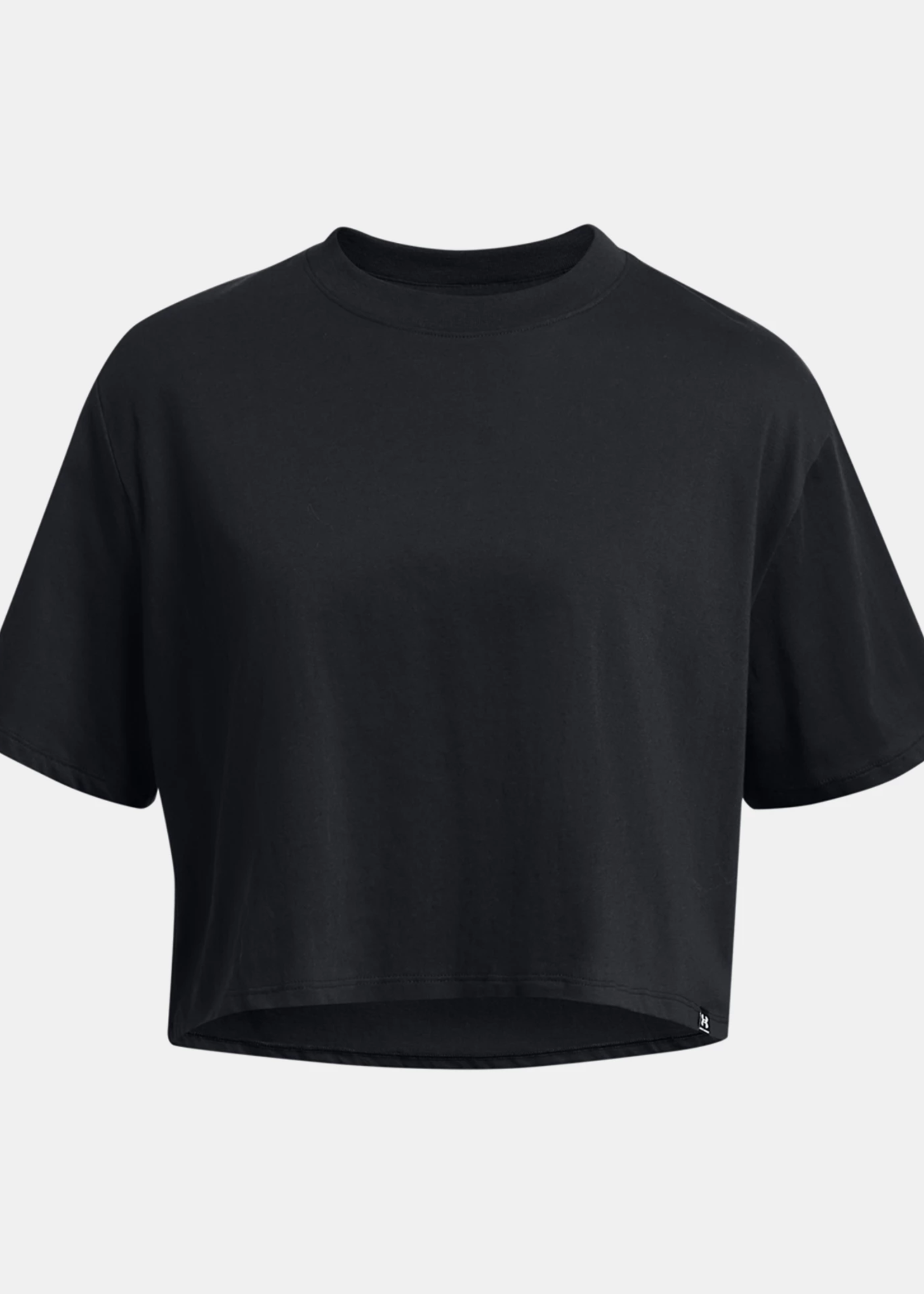 Under Armour Campus Boxy Crop SS-BLK