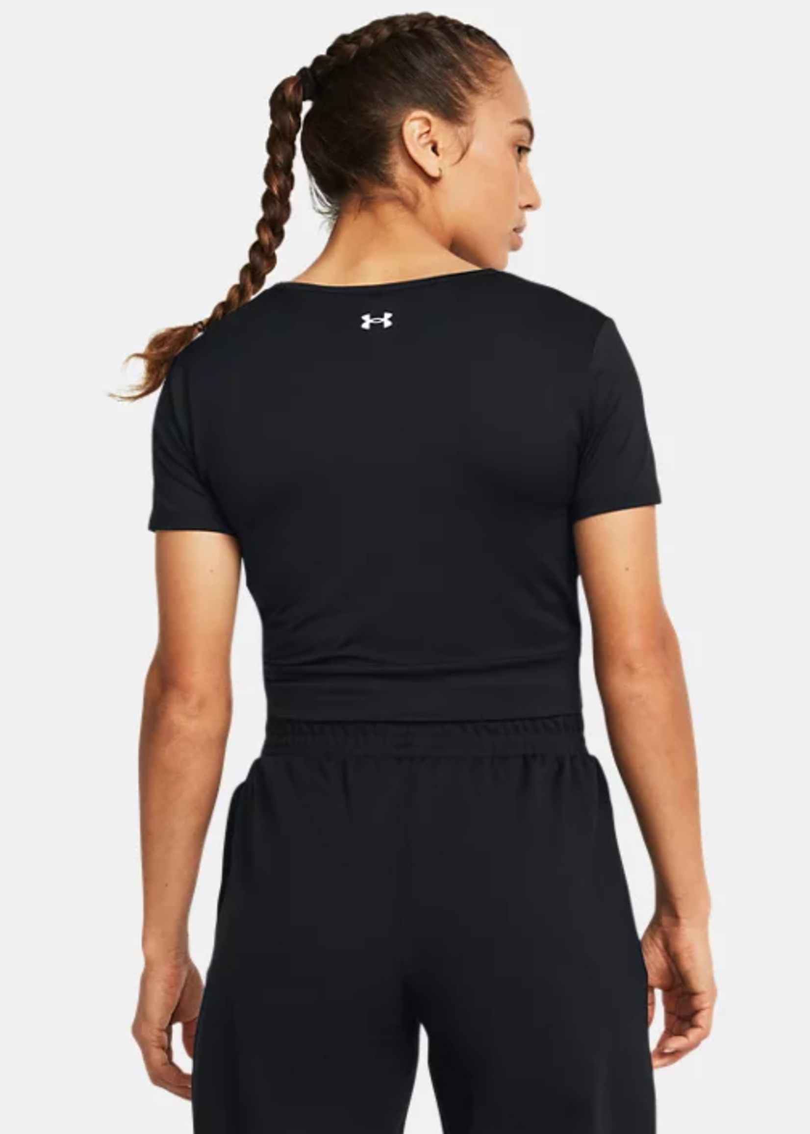 Under Armour Motion Crossover Crop SS-BLK