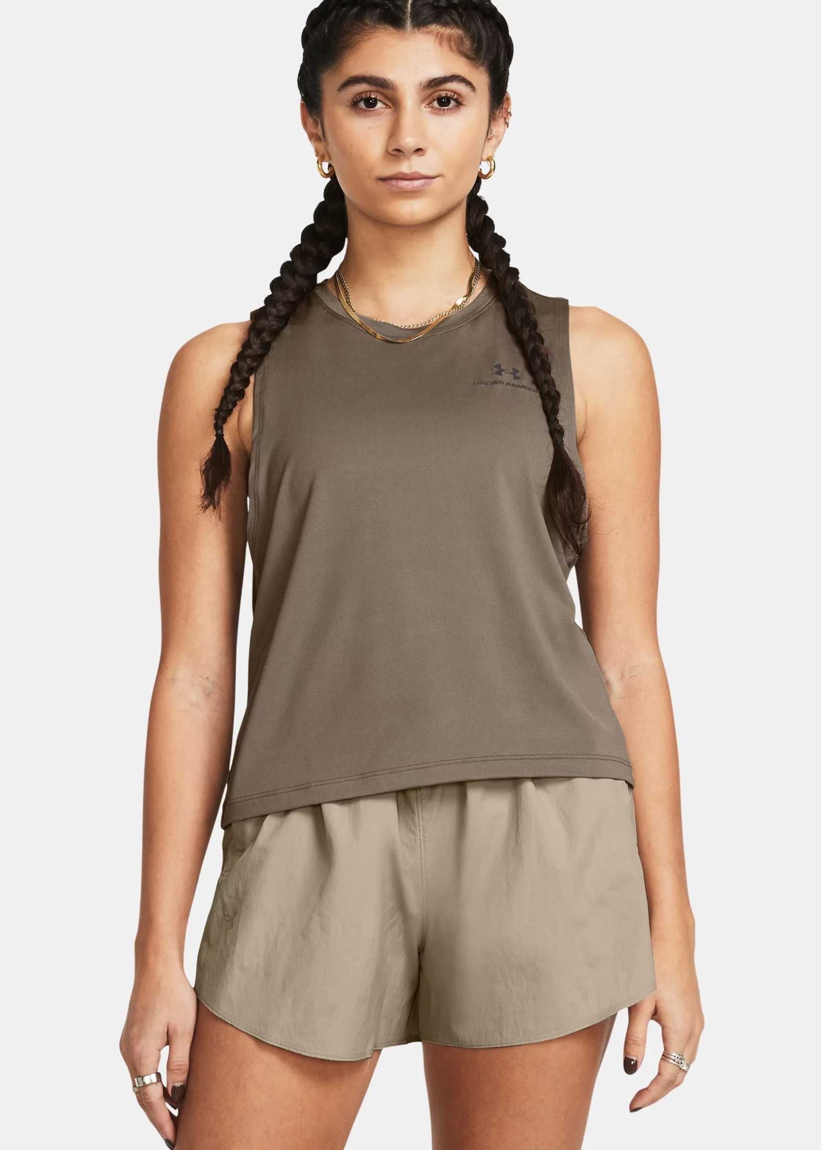 Under Armour Vanish Energy Crop Tank-BRN