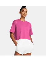 Under Armour Campus Boxy Crop SS-PNK