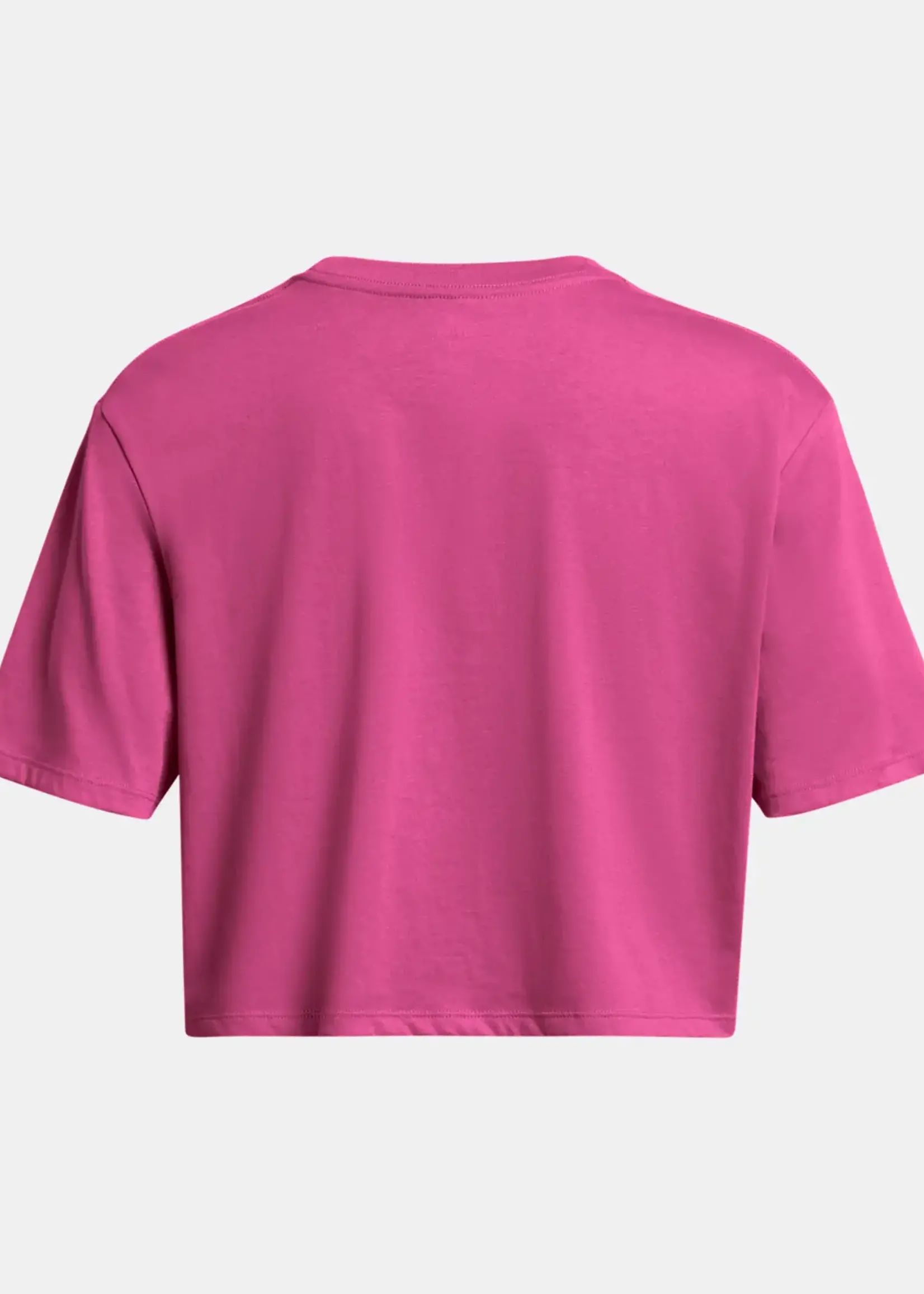 Under Armour Campus Boxy Crop SS-PNK