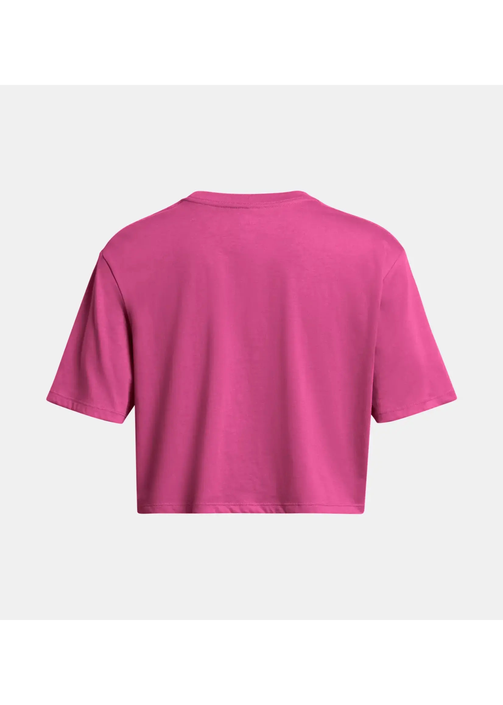 Under Armour Campus Boxy Crop SS-PNK