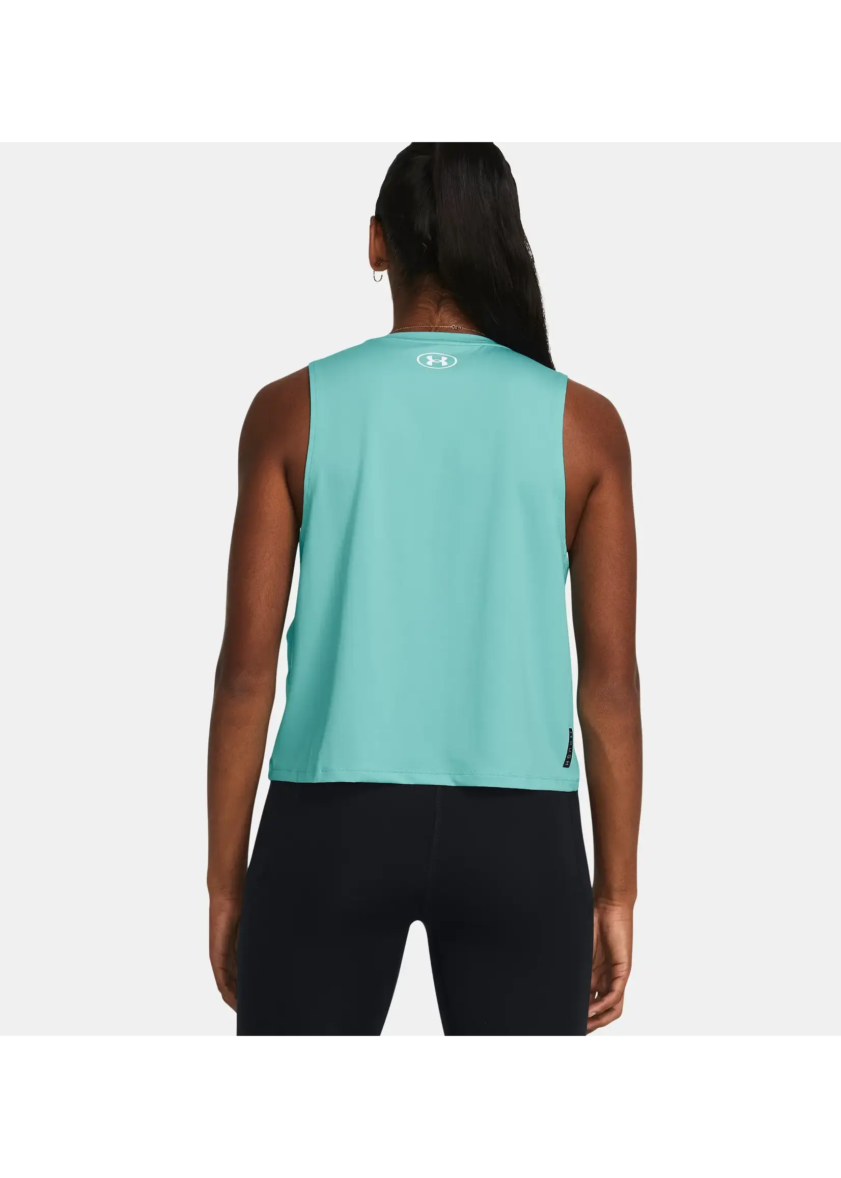 Under Armour Vanish Energy Crop Tank-GRN