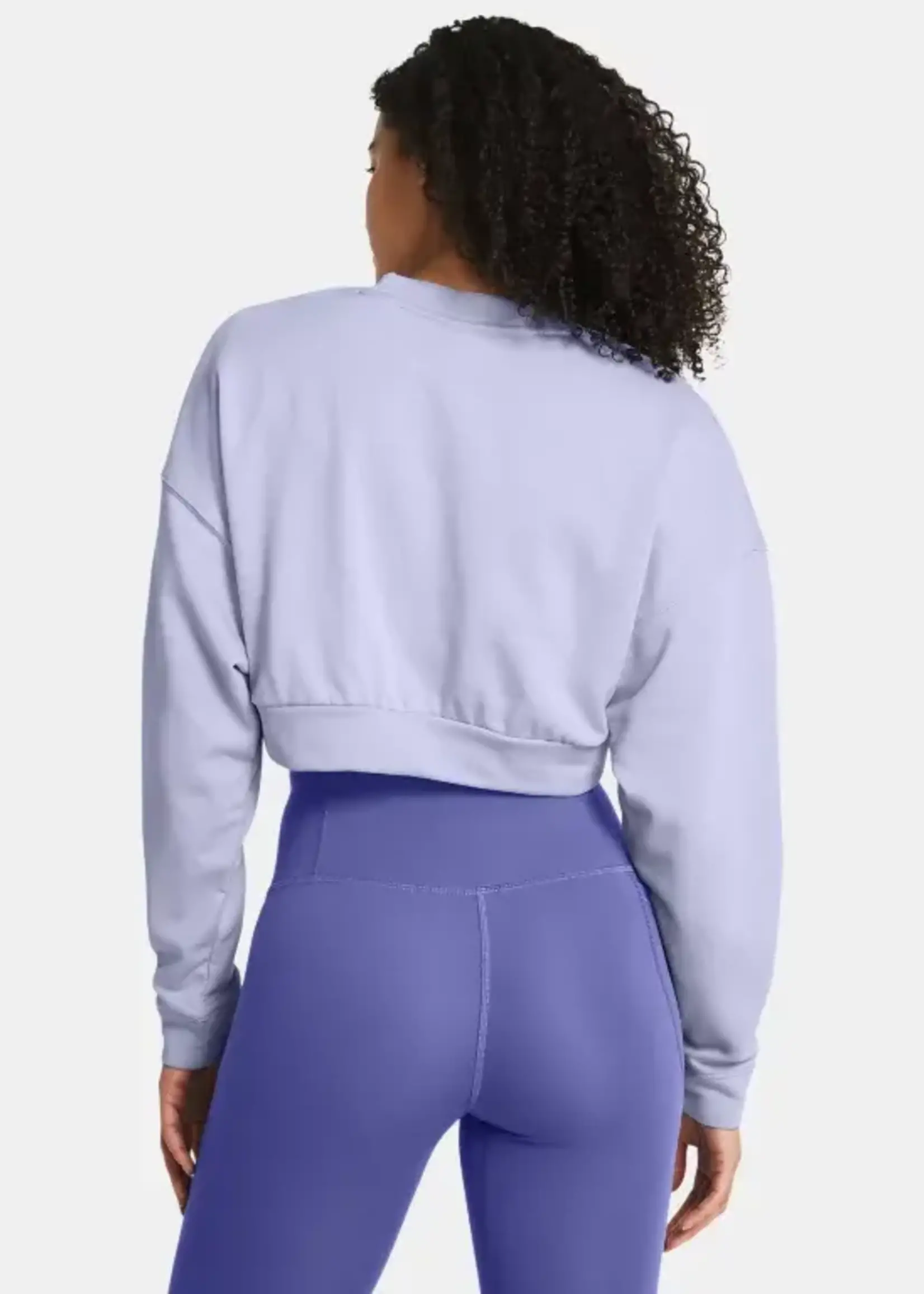 Under Armour UA Rival Terry Oversized Crop Crew-PPL