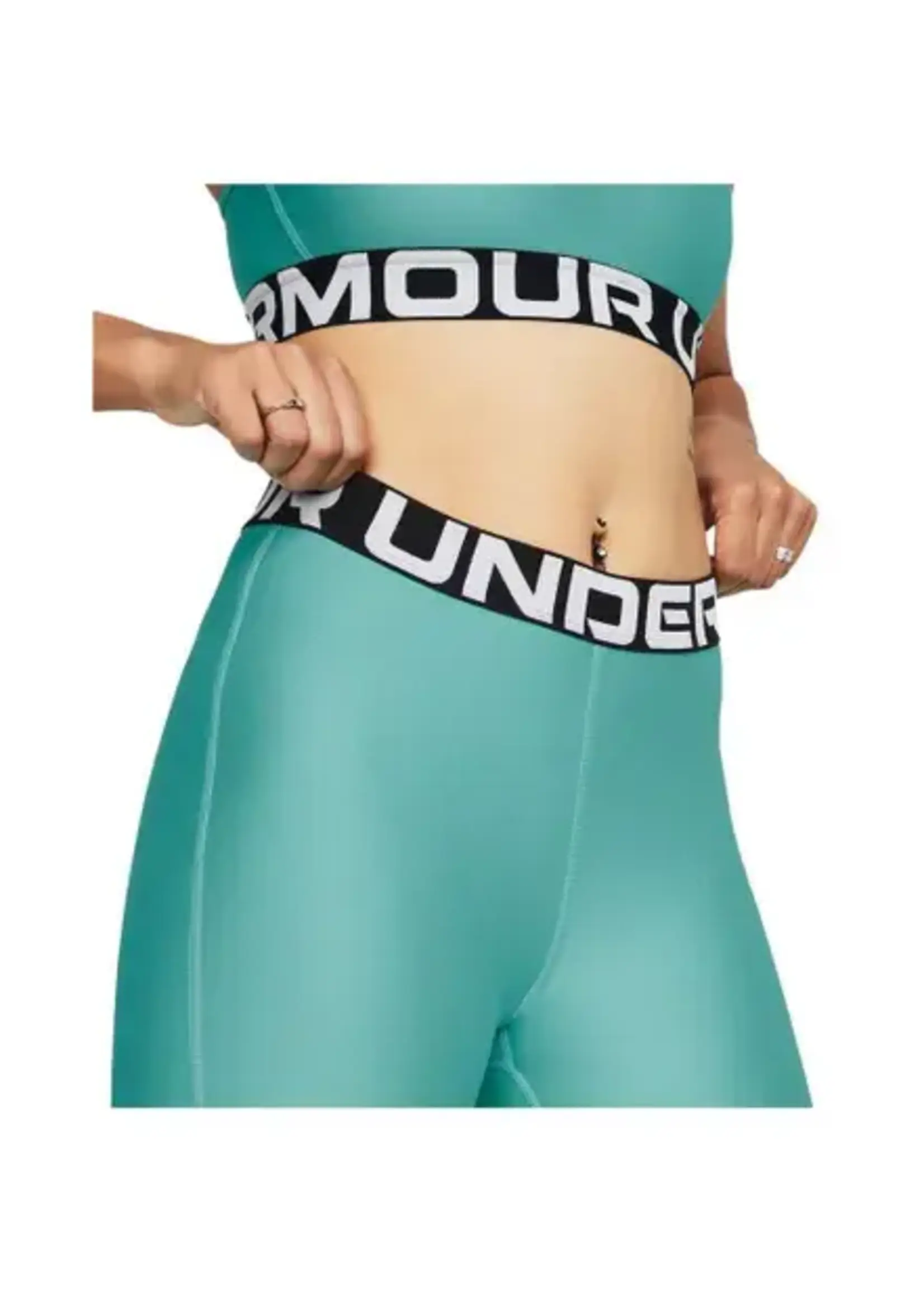 Under Armour UA HG Authentics Legging-GRN