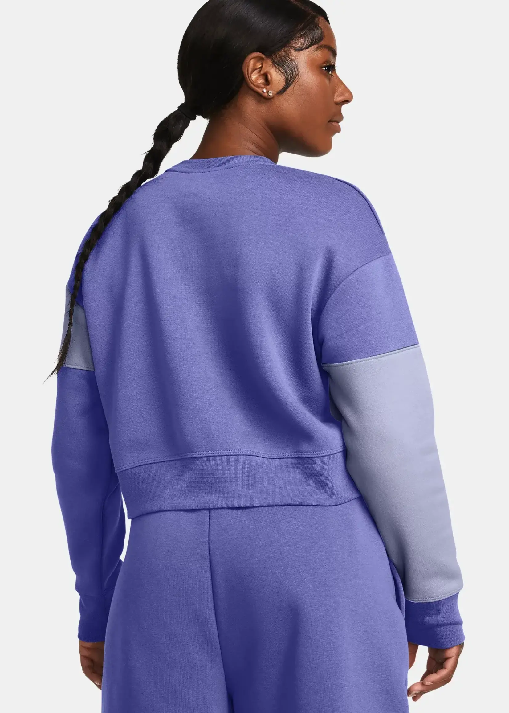 Under Armour Essential Fleece Crop Crew-PPL